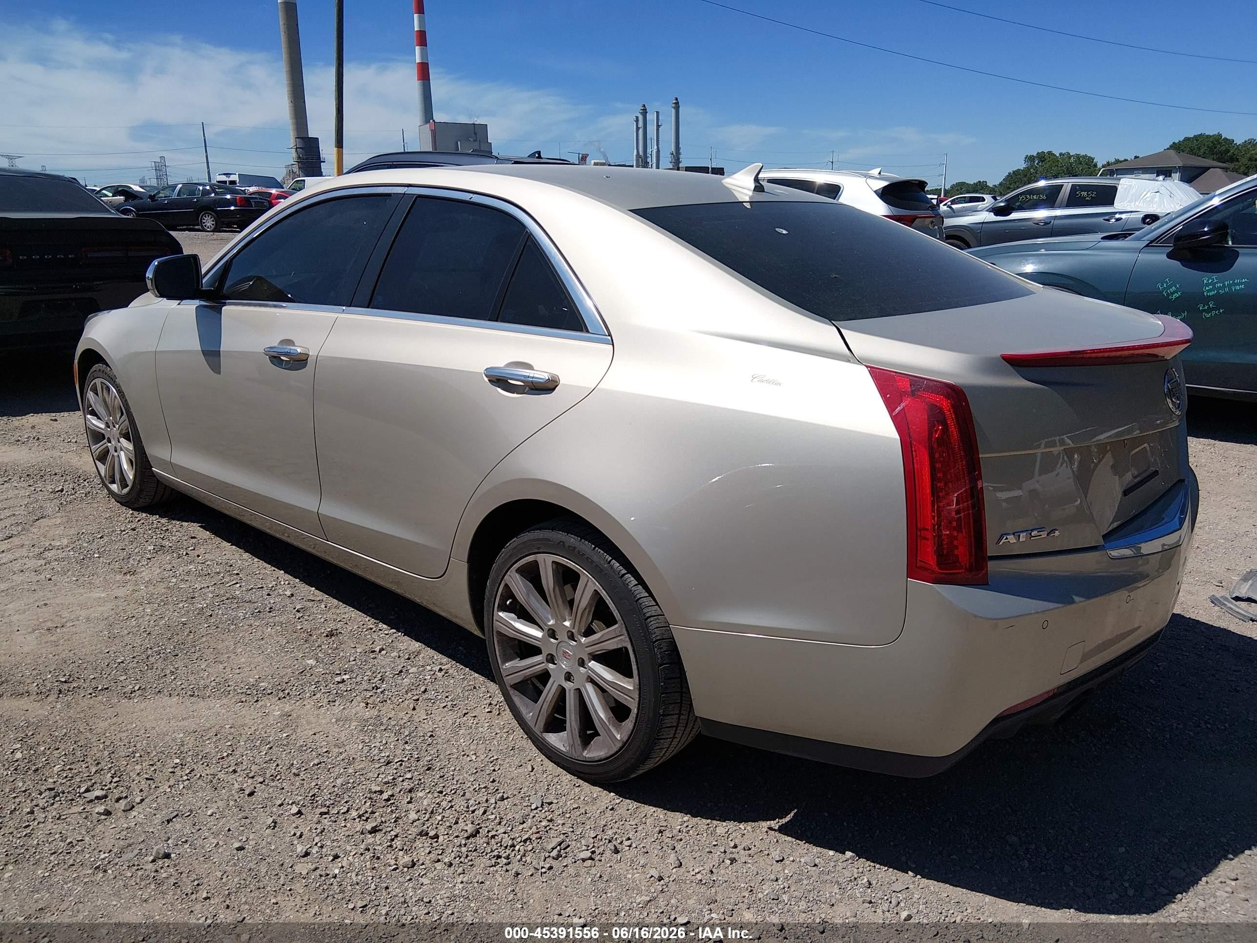 2014 Cadillac Ats Luxury Gold vin: 1G6AH5RXXE0192435