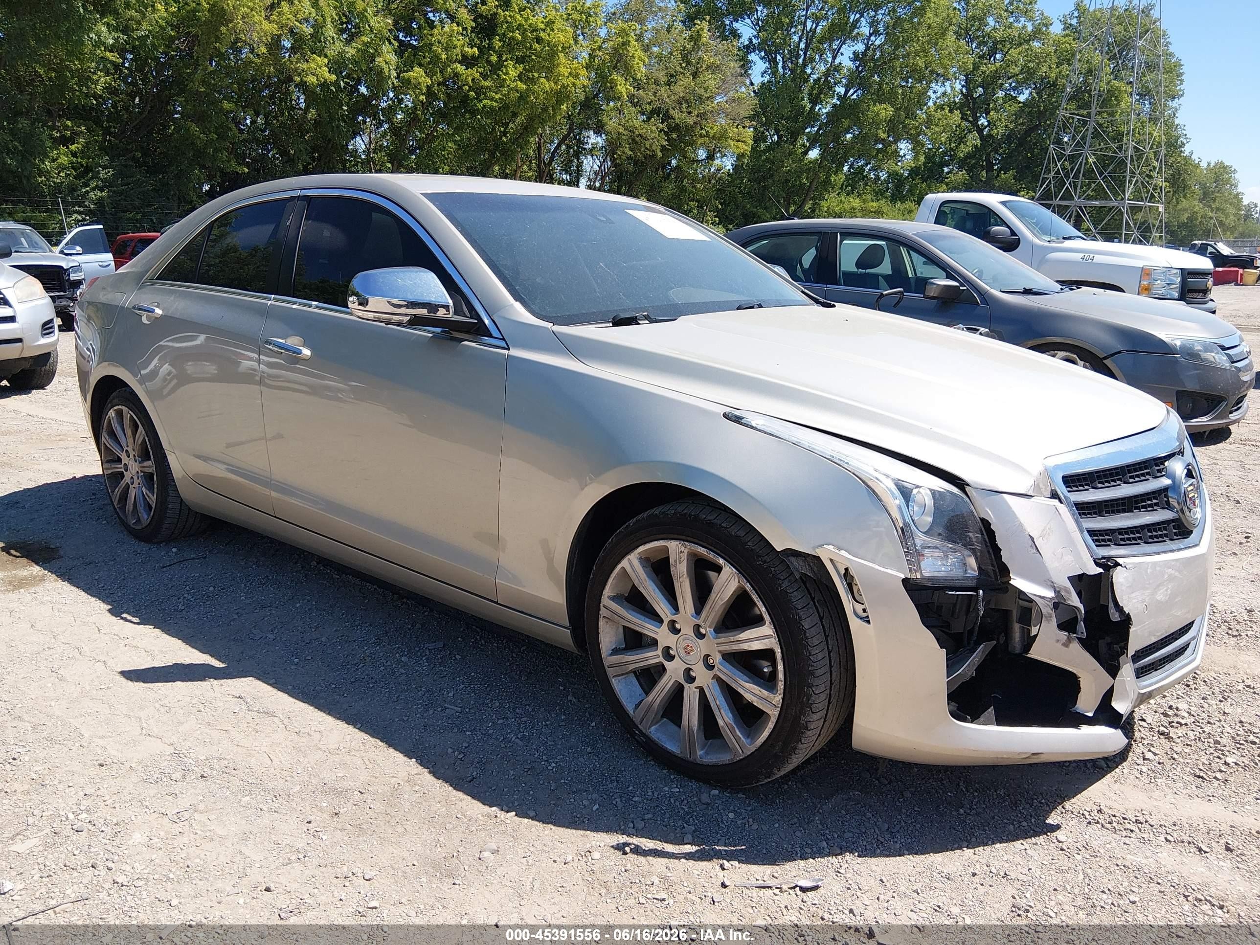 2014 Cadillac Ats Luxury Gold vin: 1G6AH5RXXE0192435