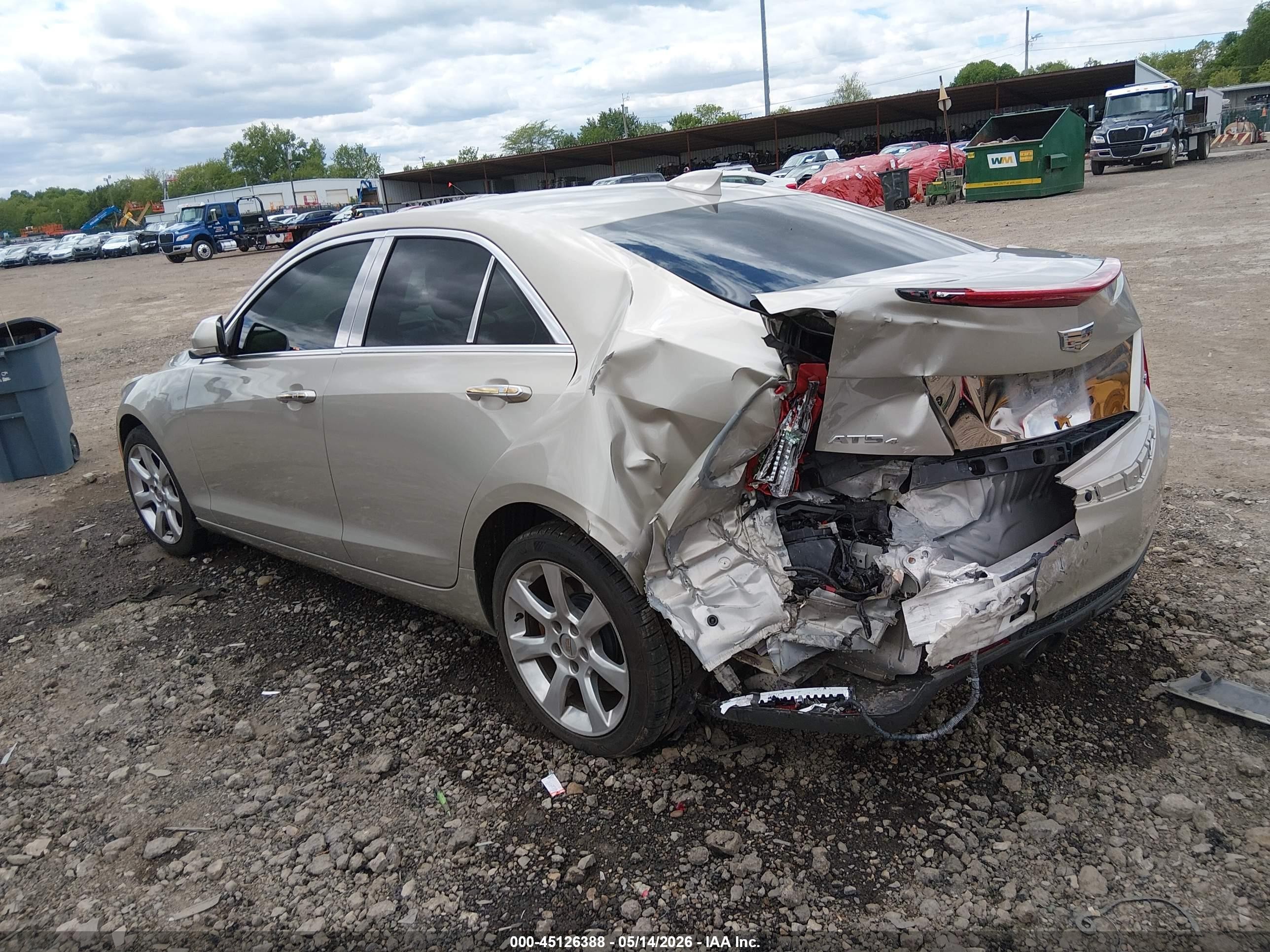 2015 Cadillac Ats Luxury Beige vin: 1G6AH5RXXF0112701