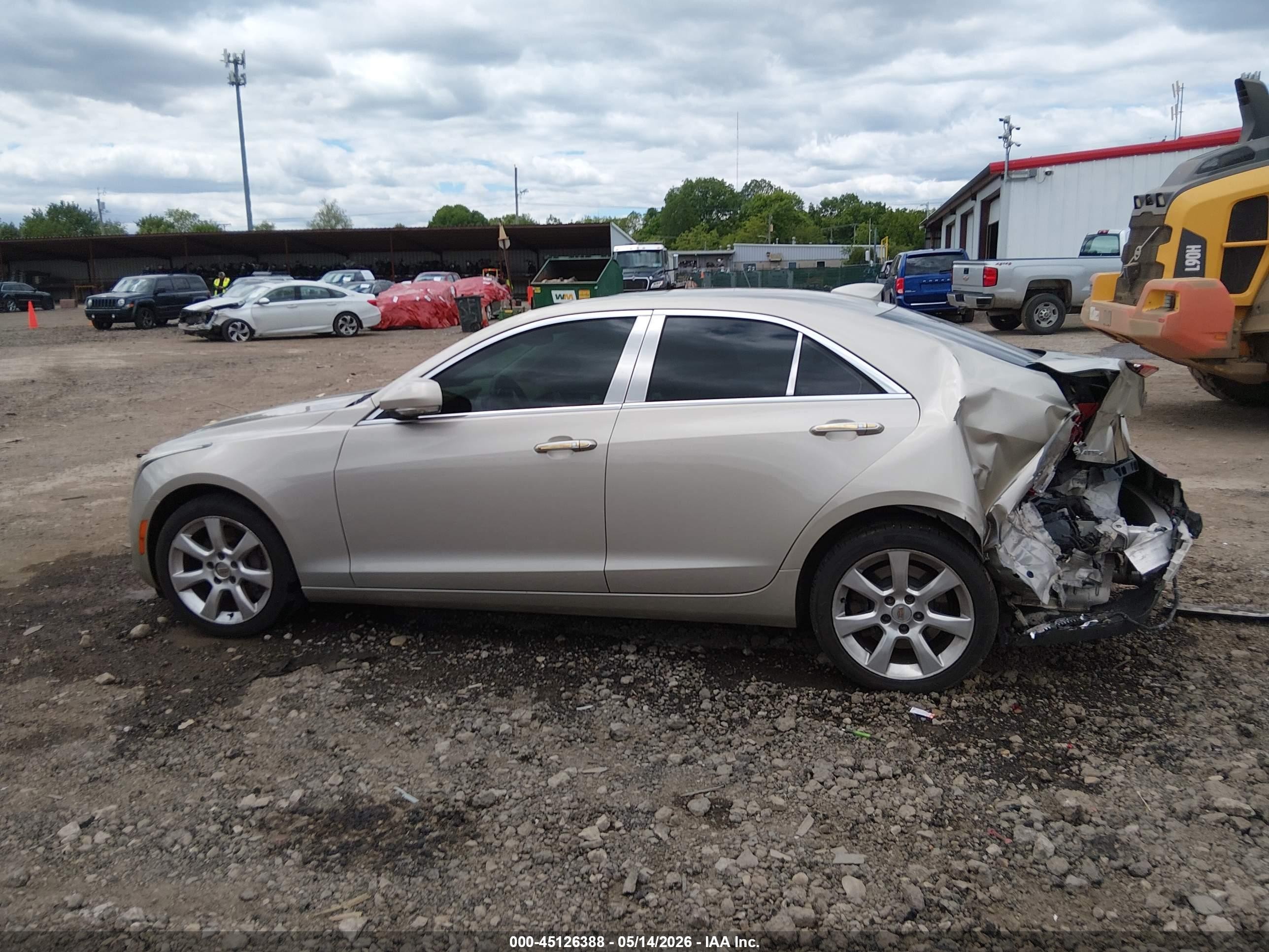 2015 Cadillac Ats Luxury Beige vin: 1G6AH5RXXF0112701
