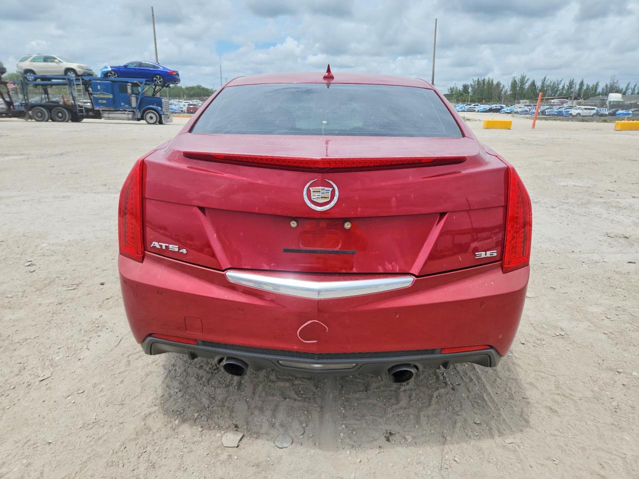 2013 Cadillac Ats Luxury Red vin: 1G6AH5S36D0121285
