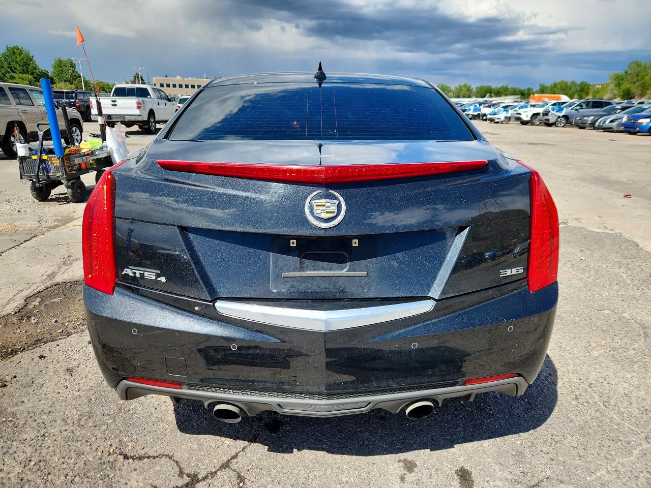 2013 Cadillac Ats Luxury Black vin: 1G6AH5S37D0123126