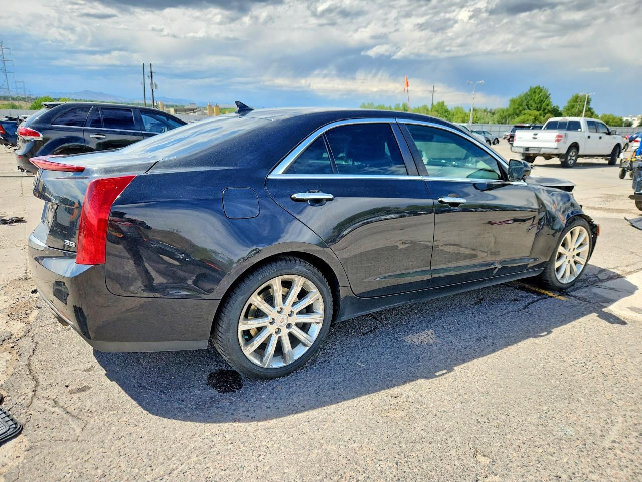 2013 Cadillac Ats Luxury Black vin: 1G6AH5S37D0123126