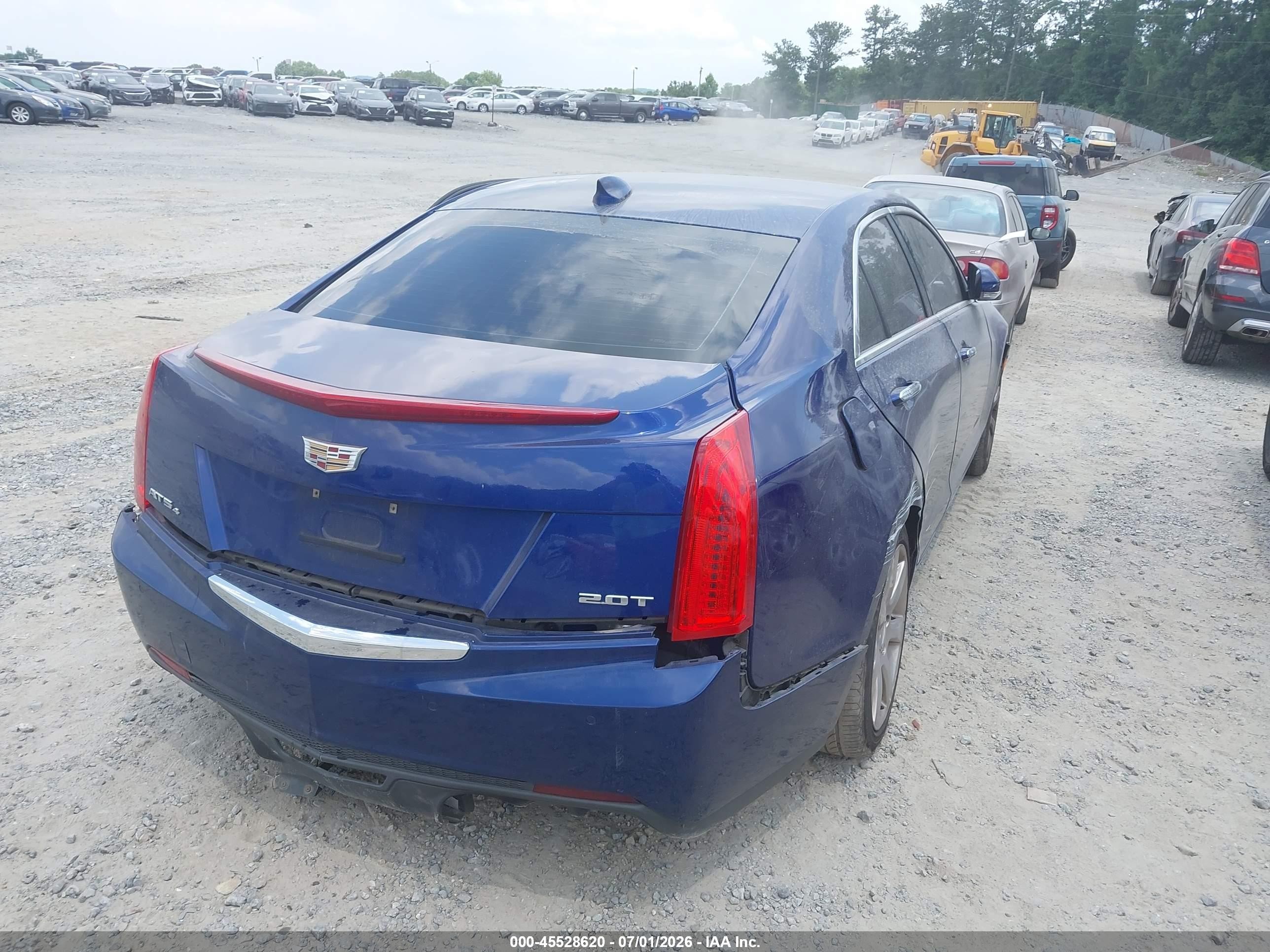 2015 Cadillac Ats Luxury Blue vin: 1G6AH5SX0F0119540