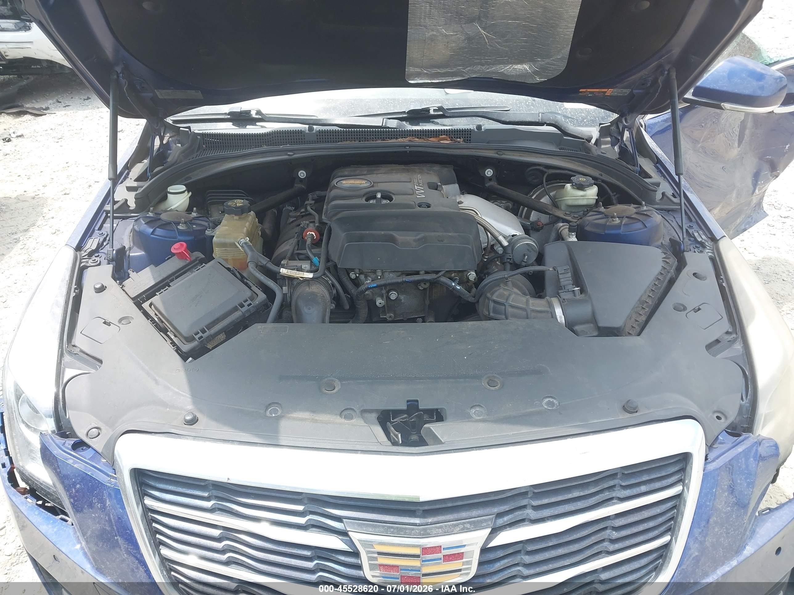 2015 Cadillac Ats Luxury Blue vin: 1G6AH5SX0F0119540