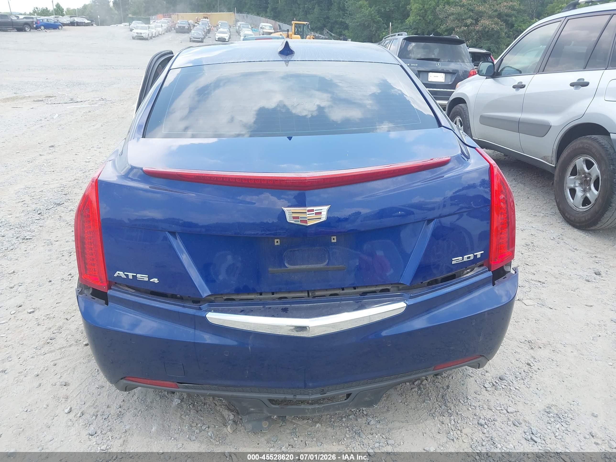 2015 Cadillac Ats Luxury Blue vin: 1G6AH5SX0F0119540