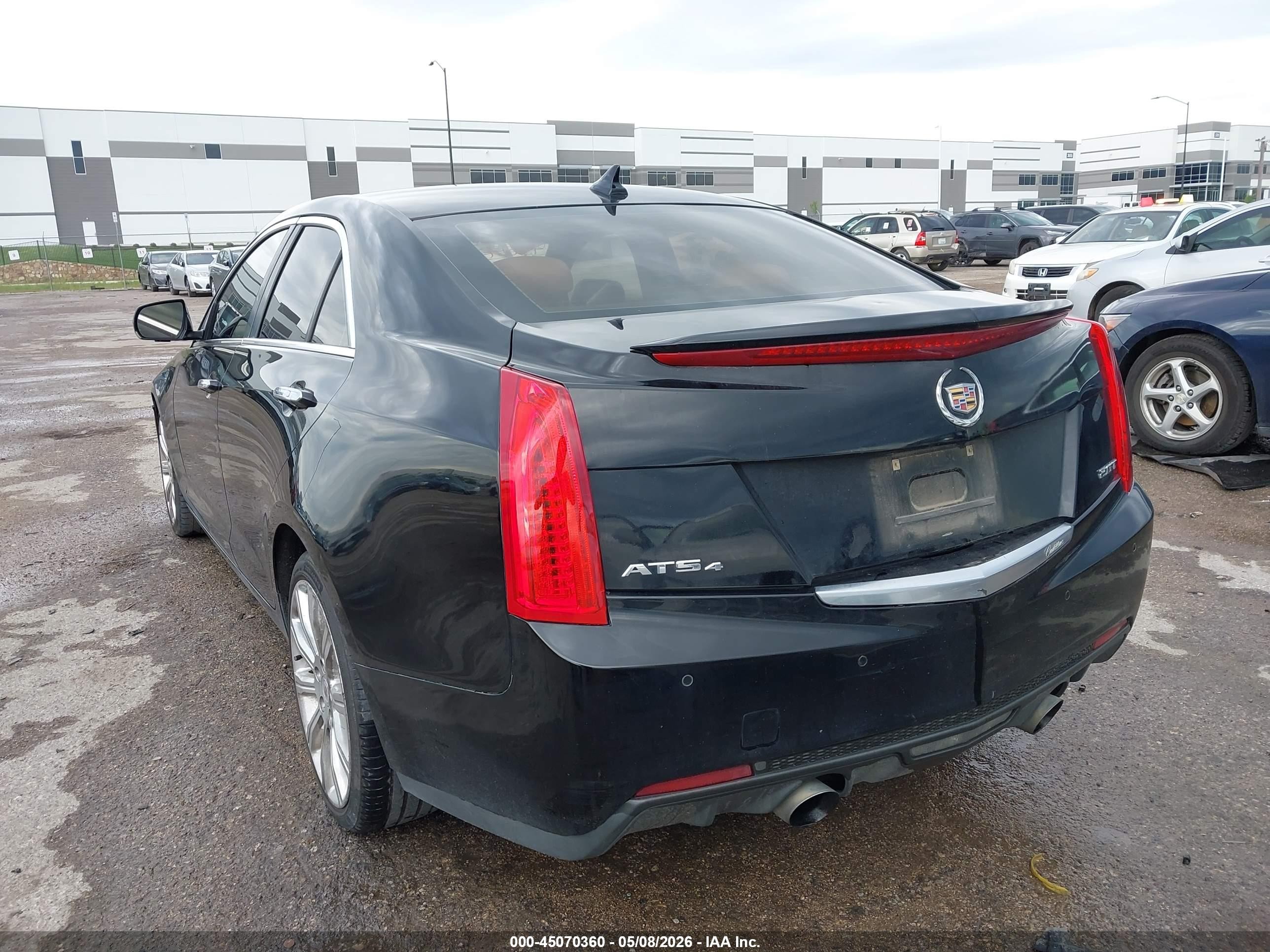 2014 Cadillac Ats Luxury Черный vin: 1G6AH5SX2E0108957