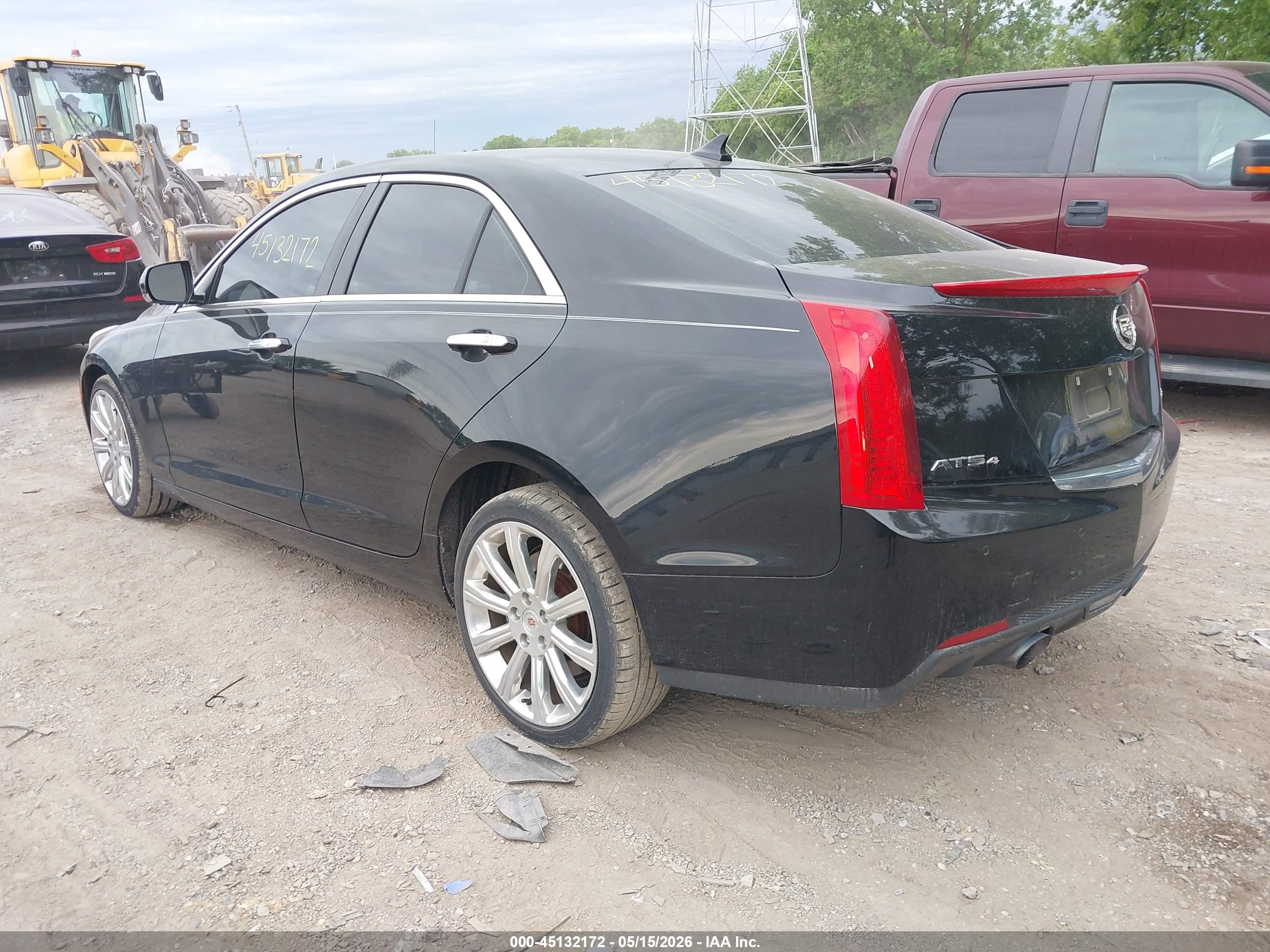 2014 Cadillac Ats Luxury Black vin: 1G6AH5SX2E0111700