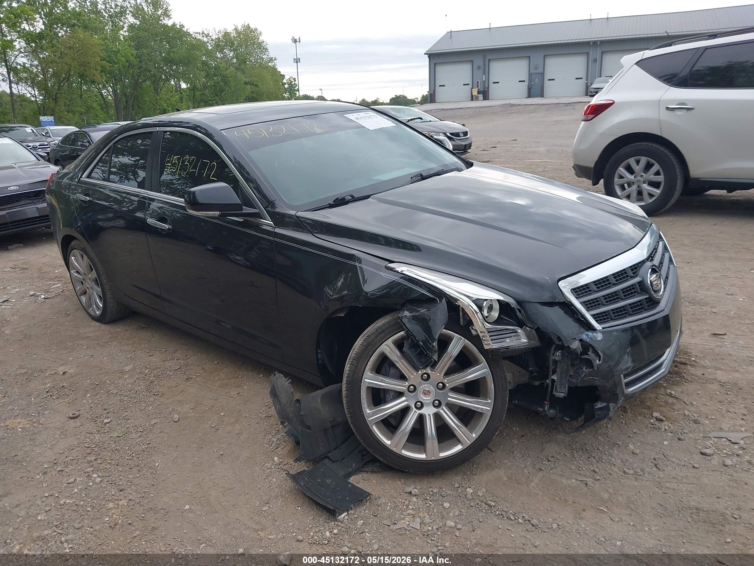 2014 Cadillac Ats Luxury Black vin: 1G6AH5SX2E0111700