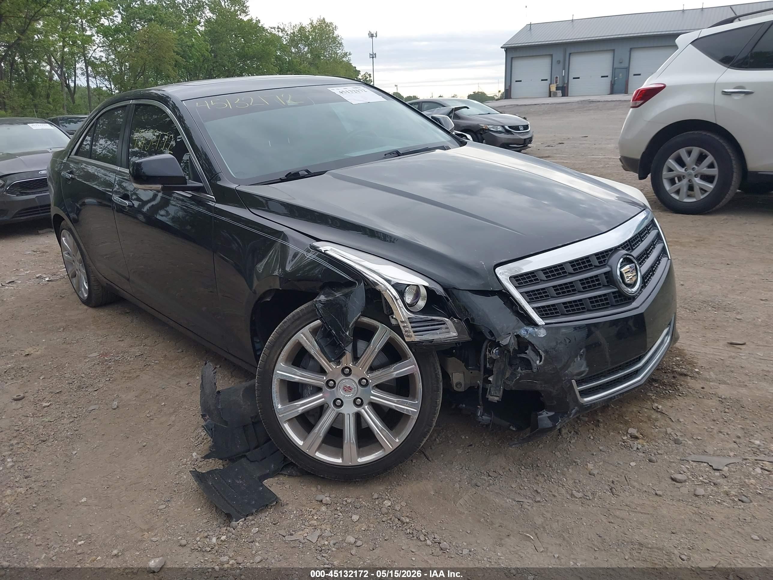 2014 Cadillac Ats Luxury Black vin: 1G6AH5SX2E0111700