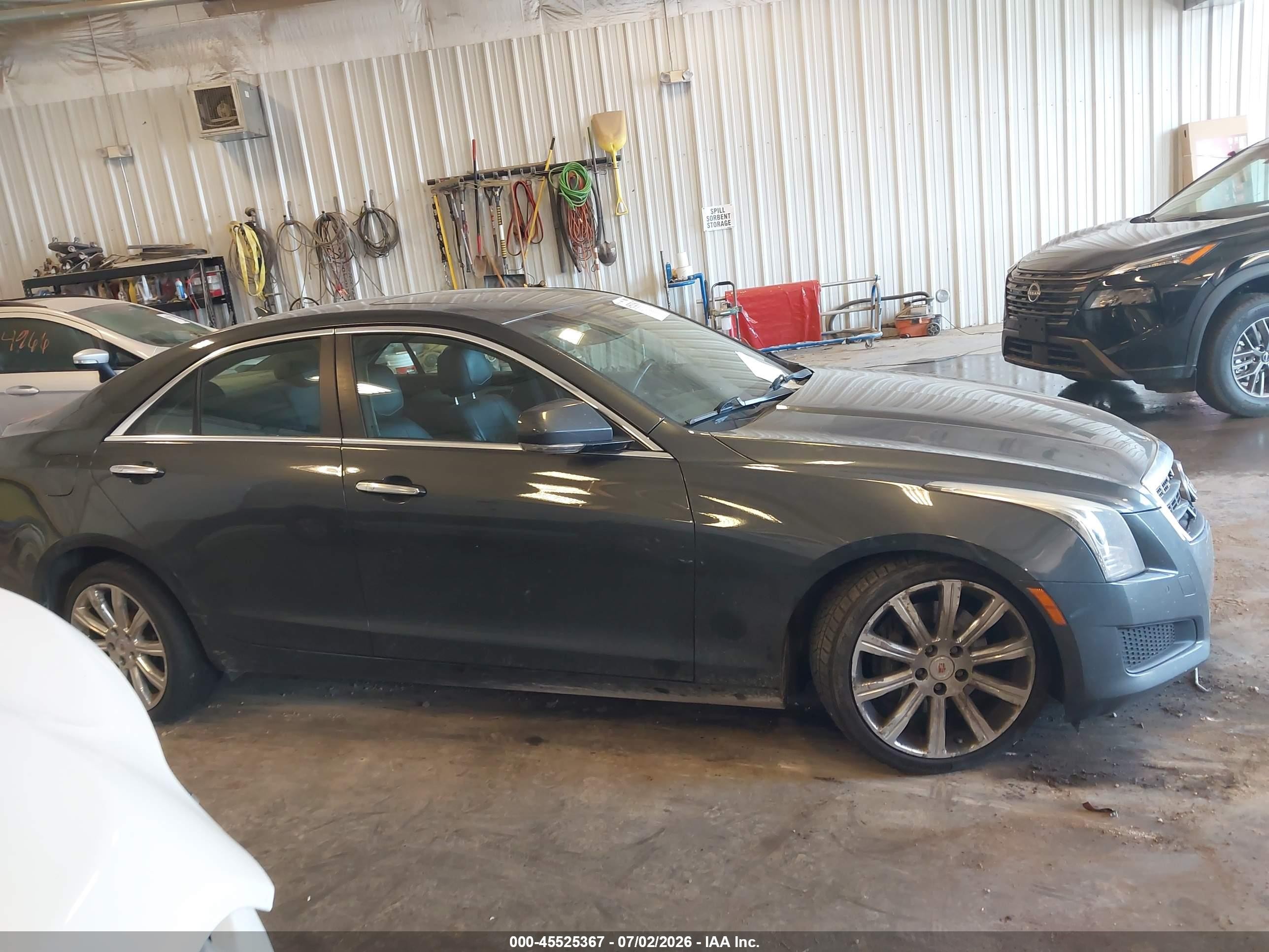 2014 Cadillac Ats Luxury Gray vin: 1G6AH5SX2E0193010