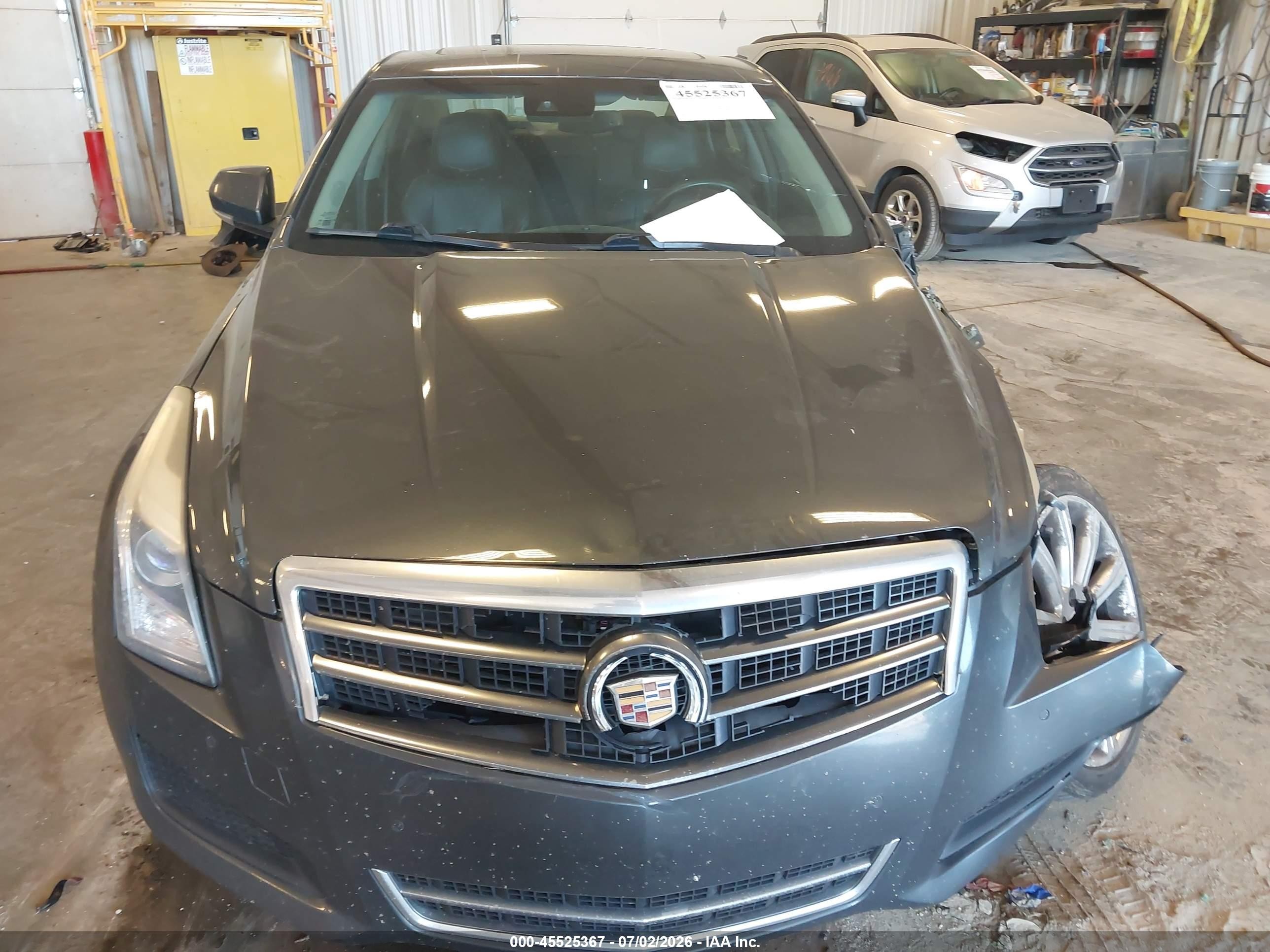 2014 Cadillac Ats Luxury Gray vin: 1G6AH5SX2E0193010