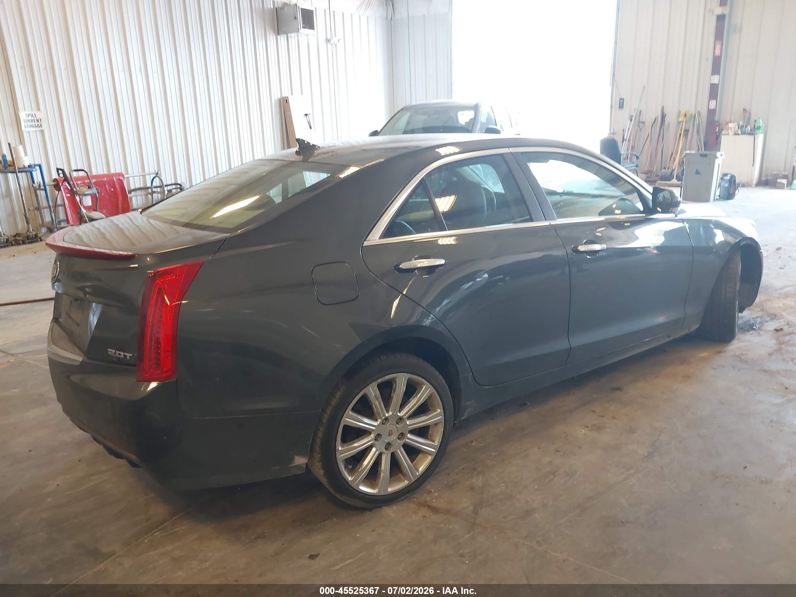 2014 Cadillac Ats Luxury Gray vin: 1G6AH5SX2E0193010