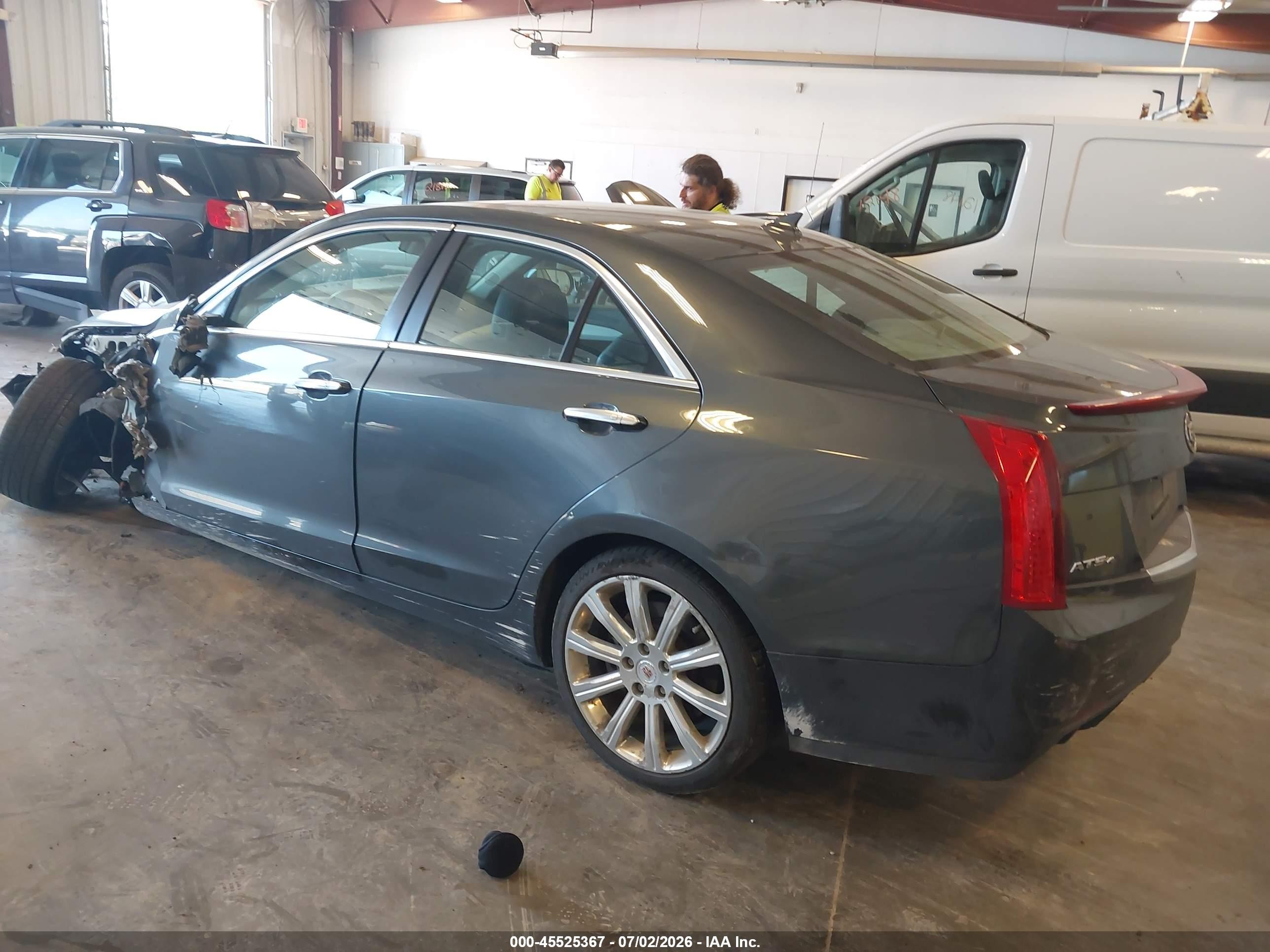2014 Cadillac Ats Luxury Gray vin: 1G6AH5SX2E0193010