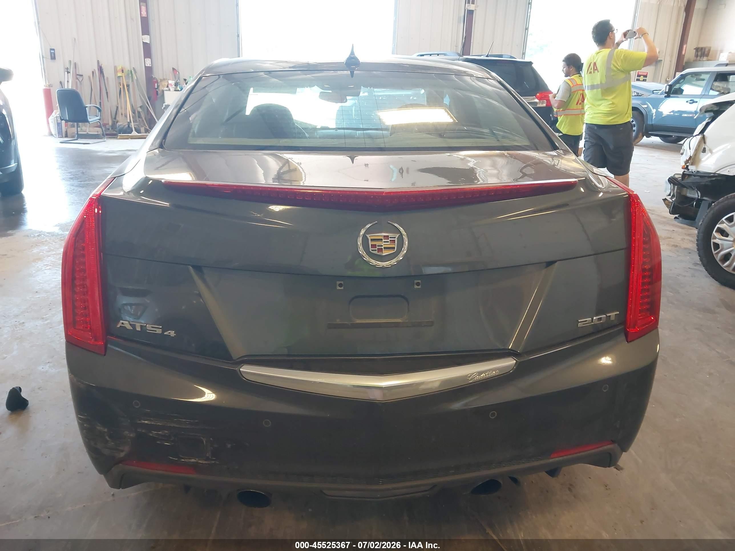 2014 Cadillac Ats Luxury Gray vin: 1G6AH5SX2E0193010