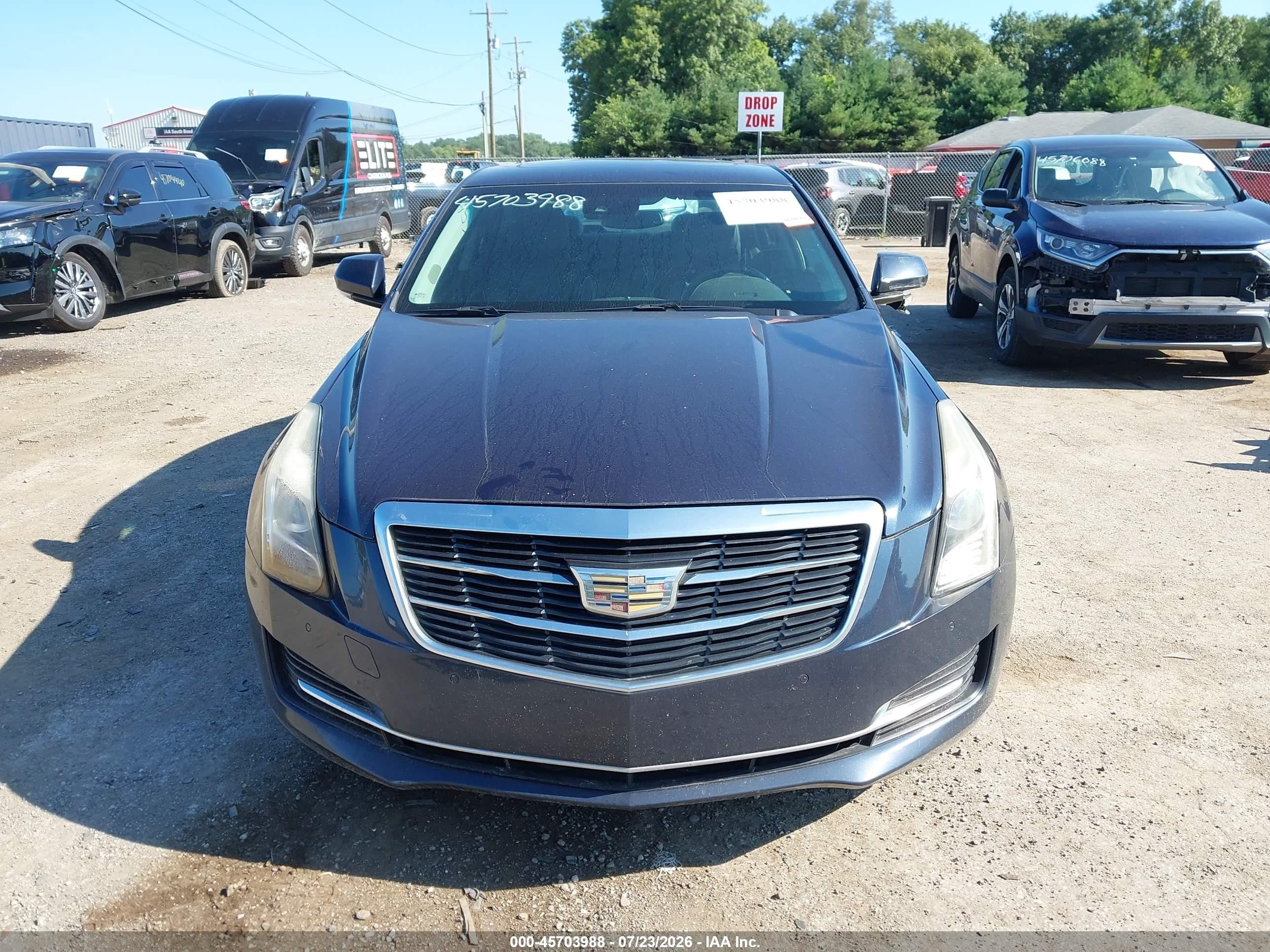 2015 Cadillac Ats Luxury Blue vin: 1G6AH5SX2F0110628