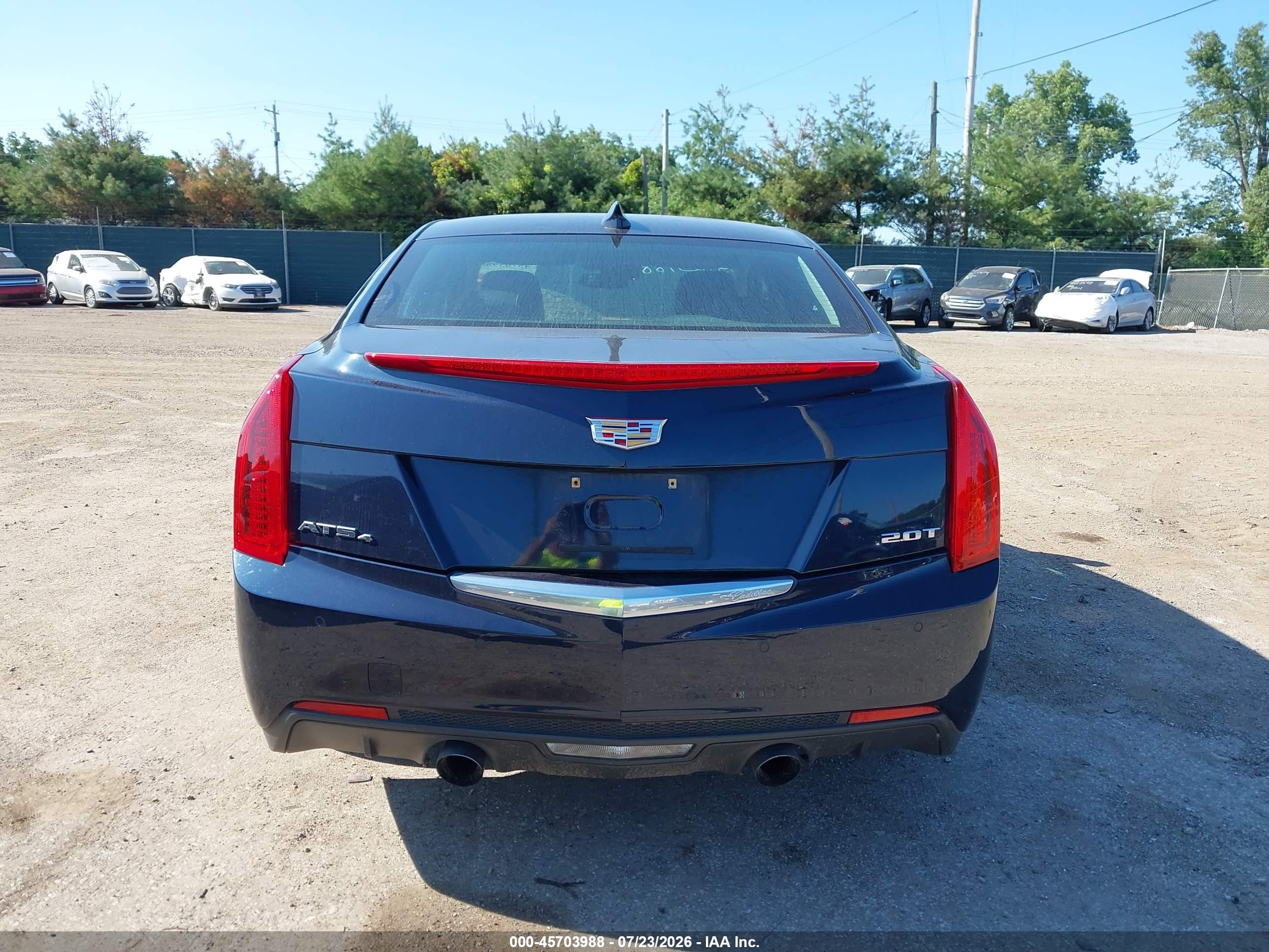 2015 Cadillac Ats Luxury Blue vin: 1G6AH5SX2F0110628