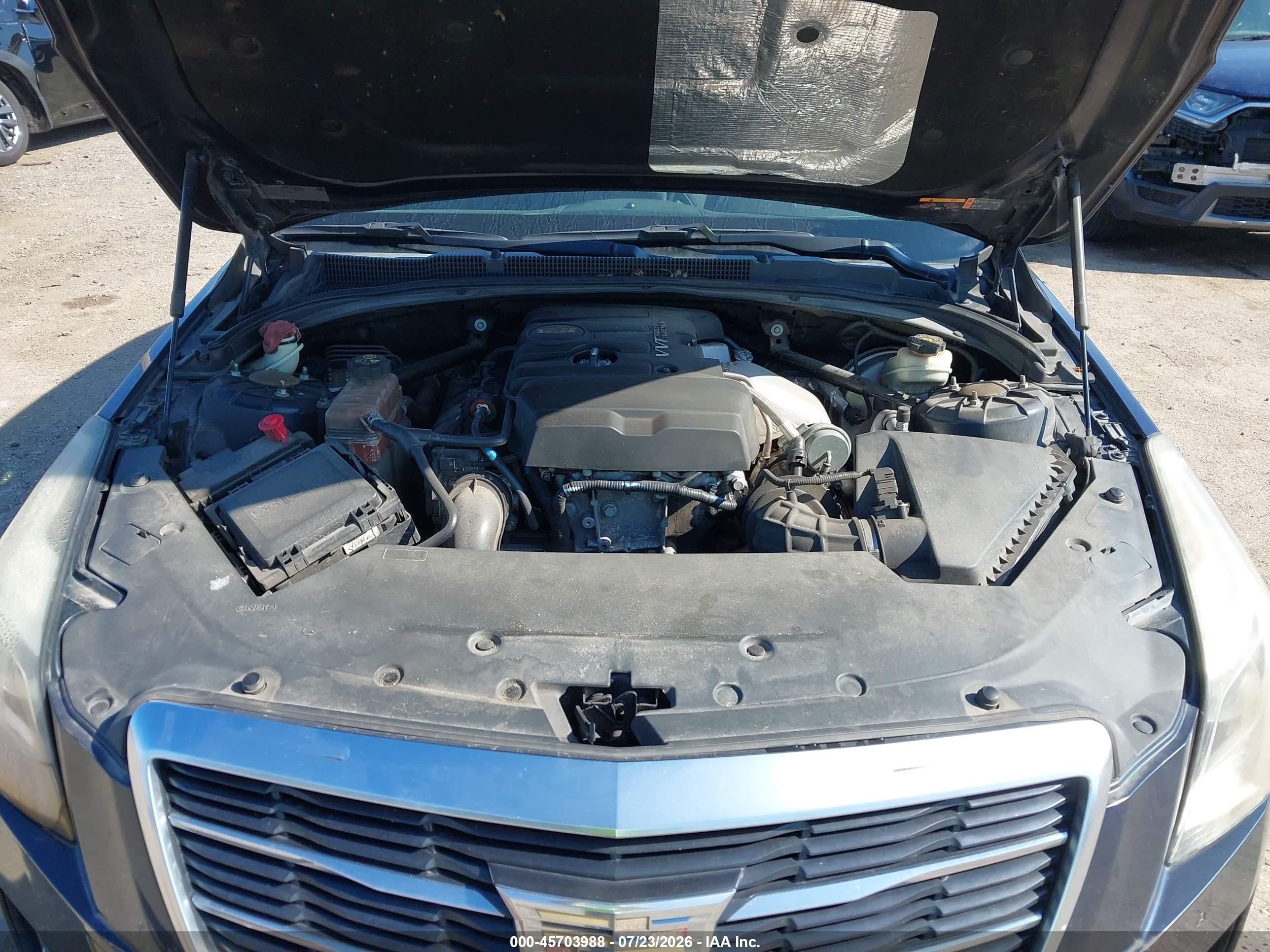 2015 Cadillac Ats Luxury Blue vin: 1G6AH5SX2F0110628