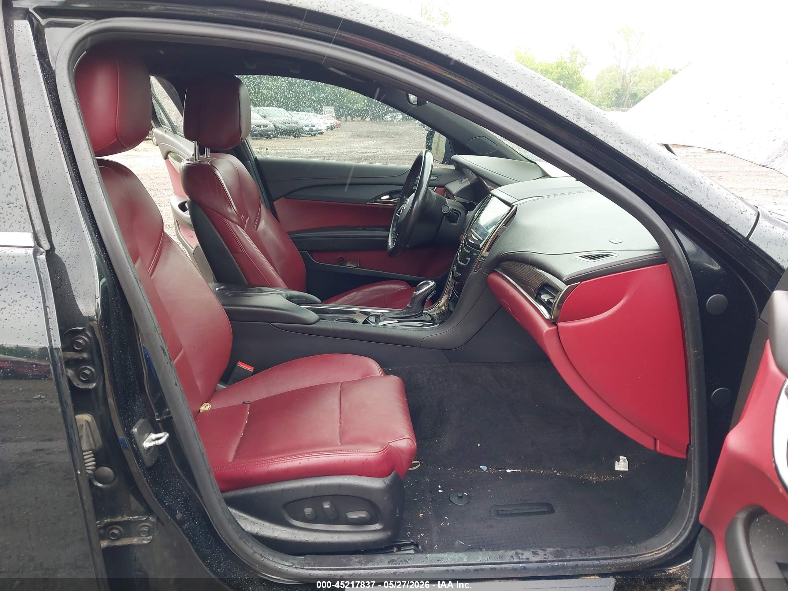 2013 Cadillac Ats Luxury Black vin: 1G6AH5SX3D0163738