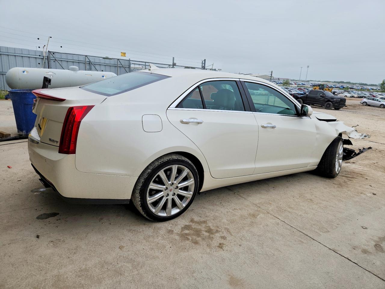 2013 Cadillac Ats Luxury Белый vin: 1G6AH5SX6D0133651
