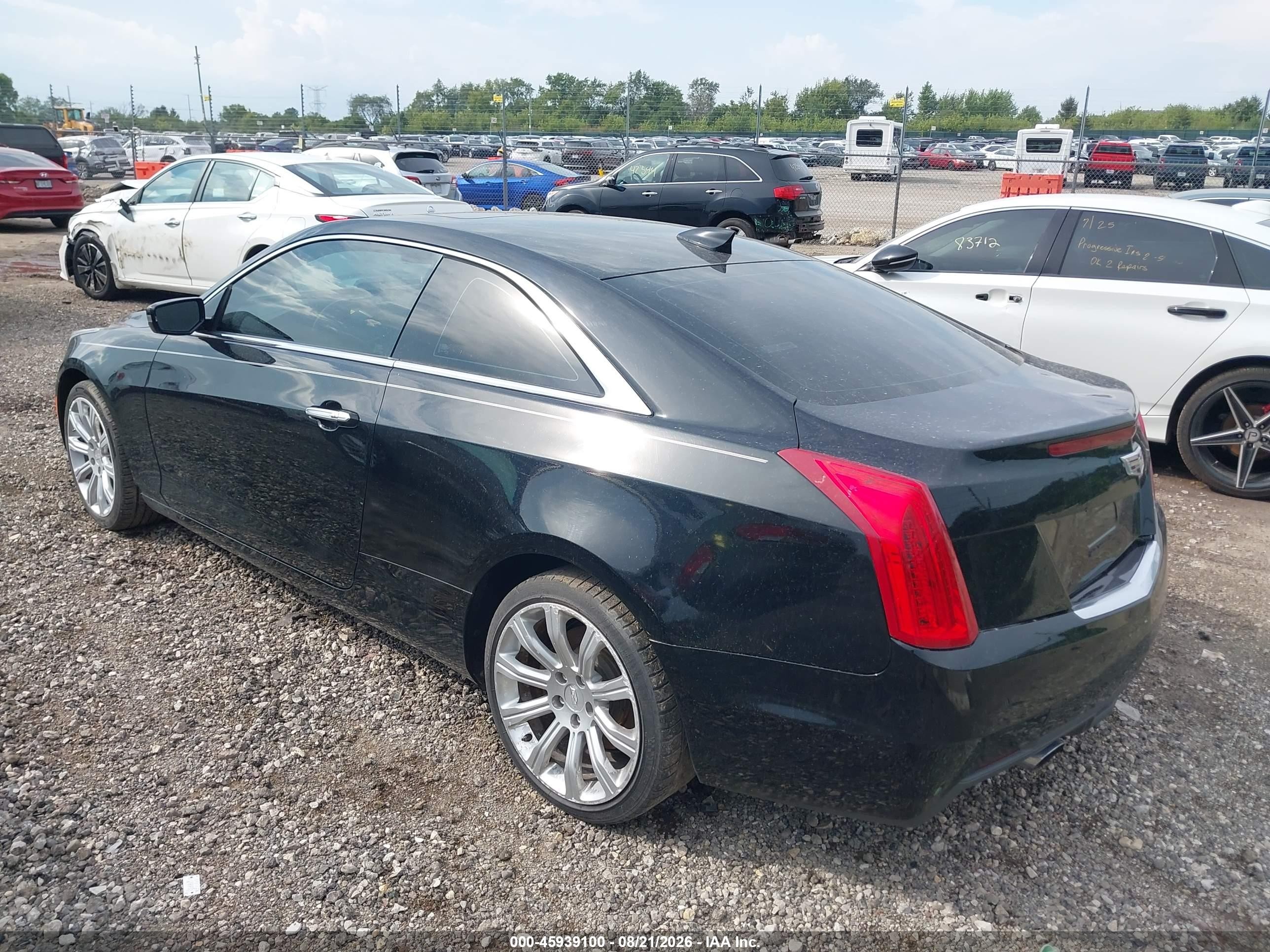 2015 Cadillac Ats Performance Black vin: 1G6AJ1R39F0109704