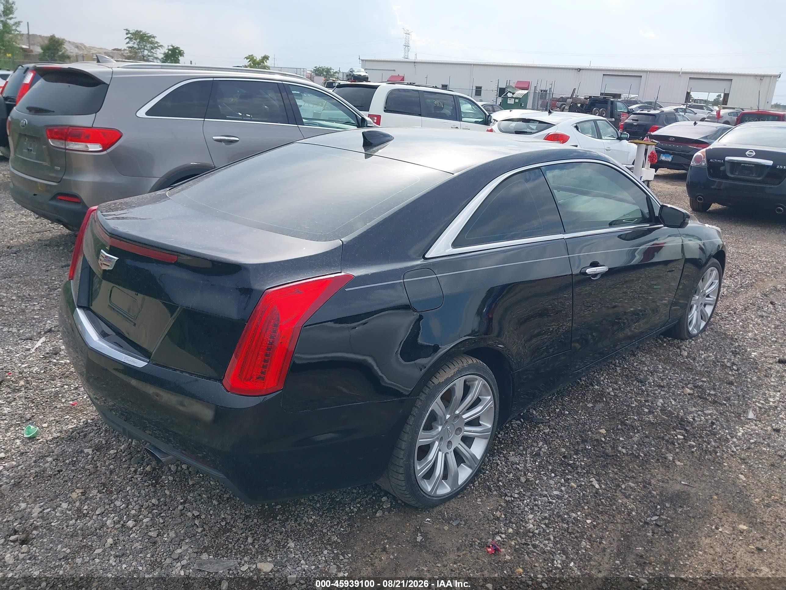 2015 Cadillac Ats Performance Black vin: 1G6AJ1R39F0109704