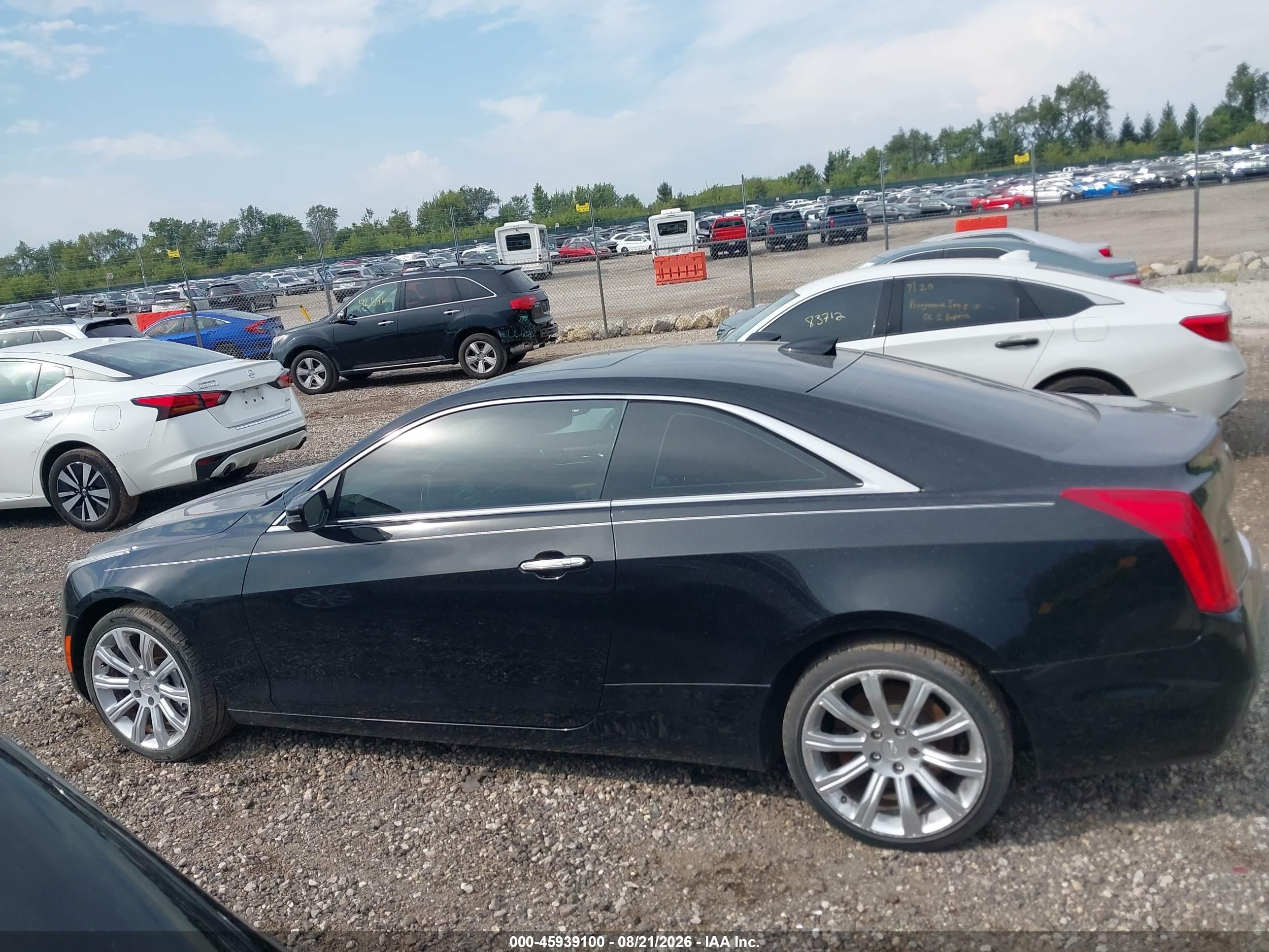 2015 Cadillac Ats Performance Black vin: 1G6AJ1R39F0109704
