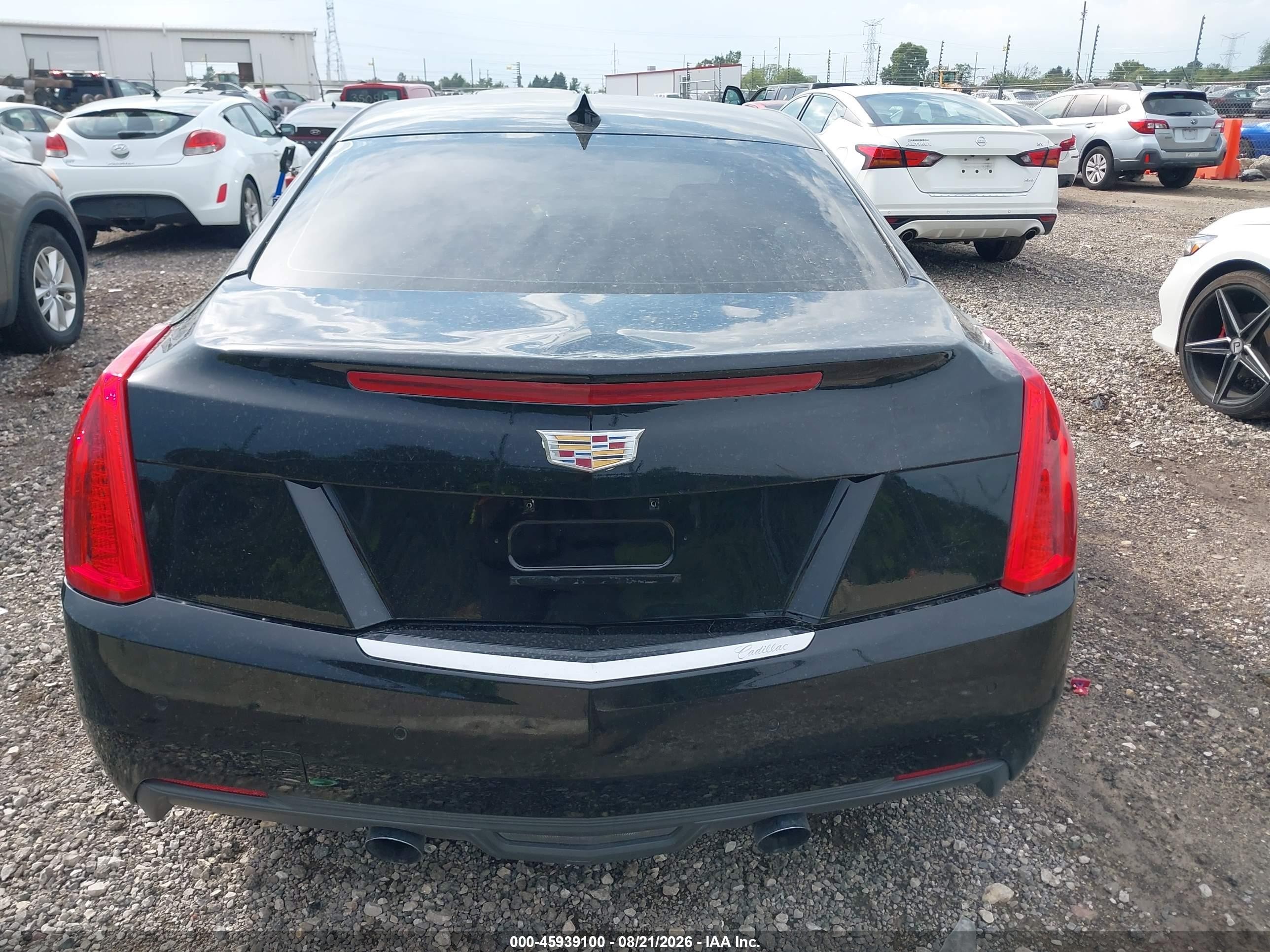 2015 Cadillac Ats Performance Black vin: 1G6AJ1R39F0109704