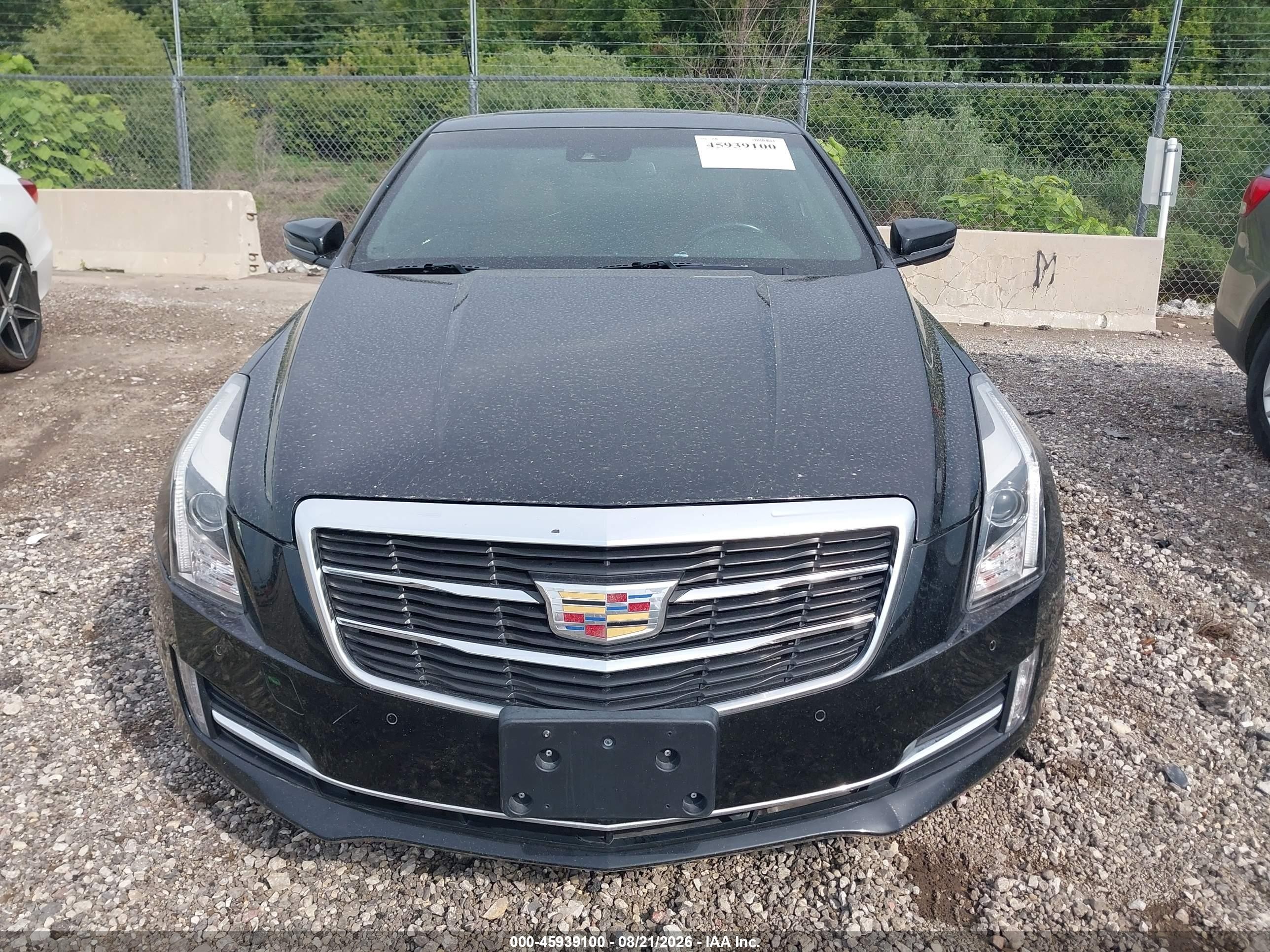 2015 Cadillac Ats Performance Black vin: 1G6AJ1R39F0109704