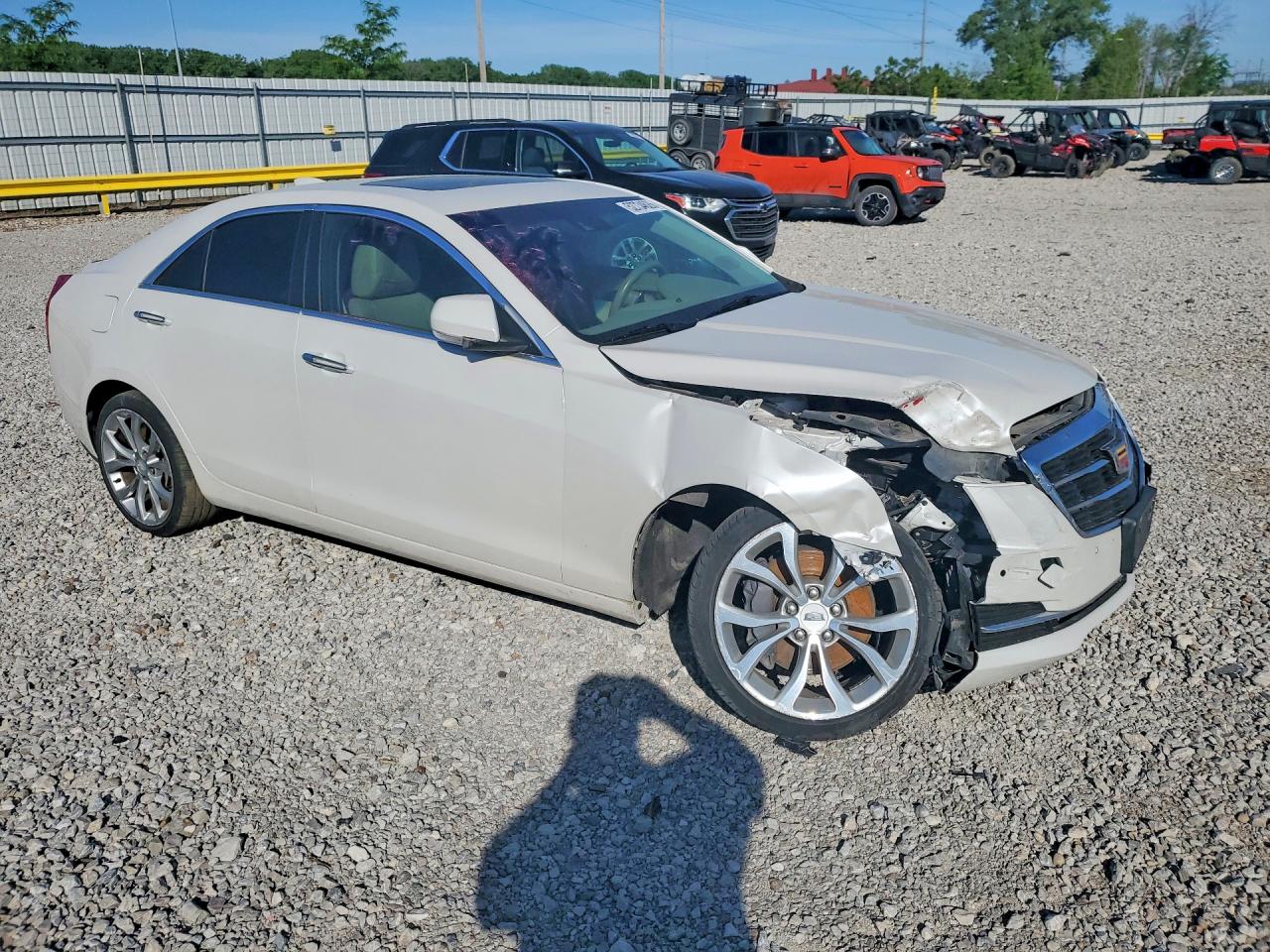 2015 Cadillac Ats Performance Белый vin: 1G6AJ5S32F0112400