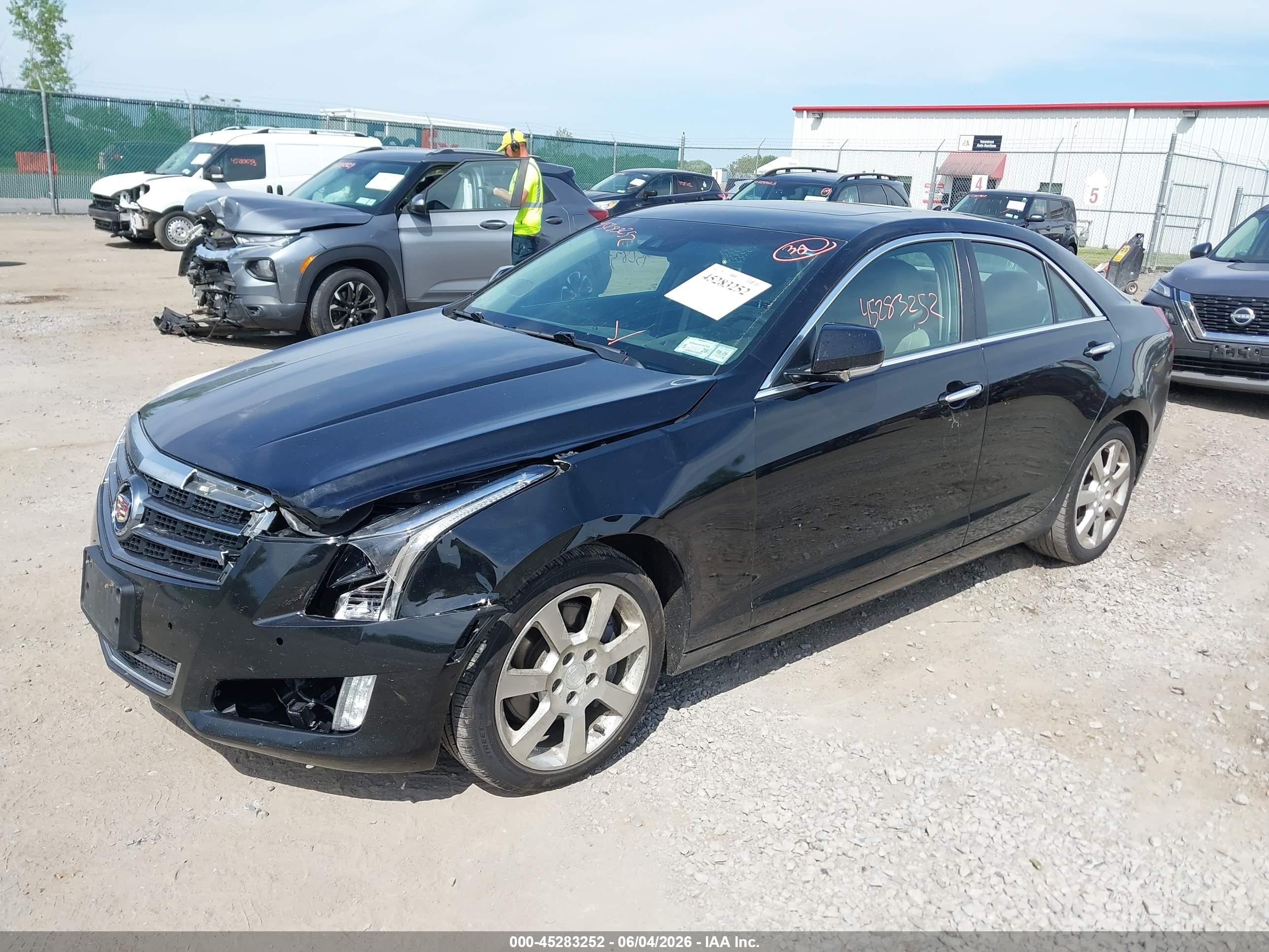 2013 Cadillac Ats Performance Black vin: 1G6AJ5S33D0156287
