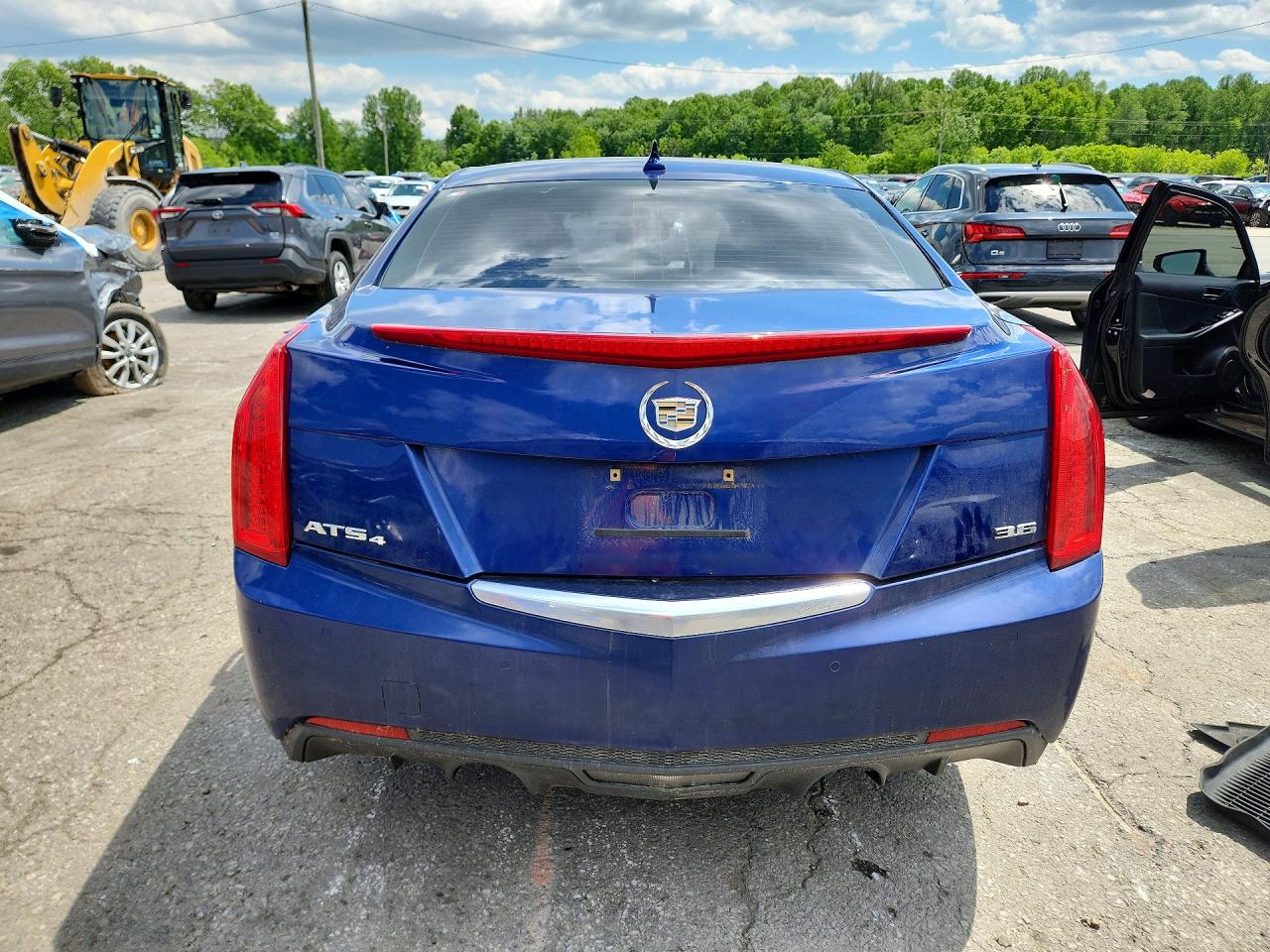 2013 Cadillac Ats Performance Blue vin: 1G6AJ5S36D0121887