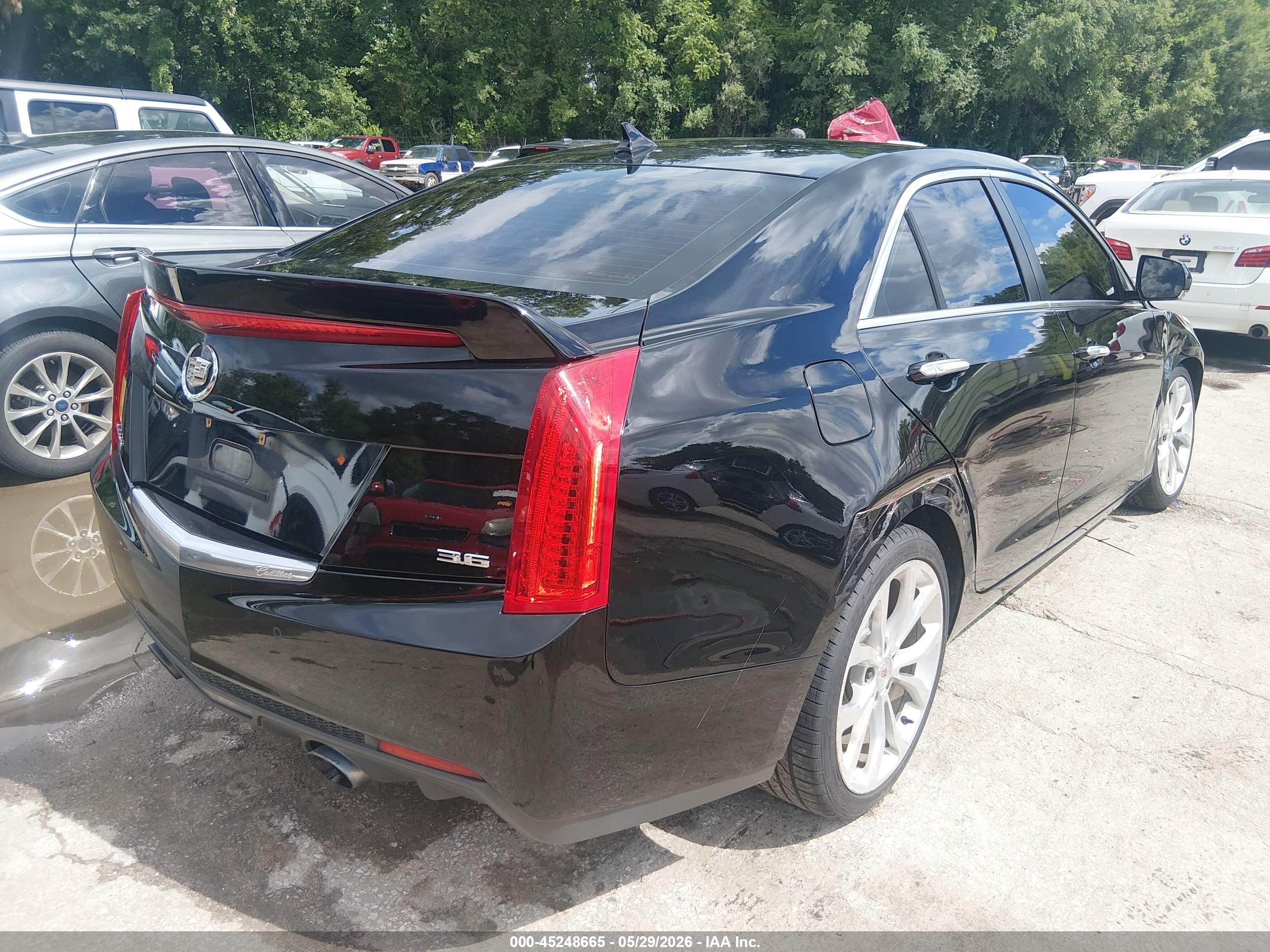 2013 Cadillac Ats Performance Black vin: 1G6AJ5S36D0141167