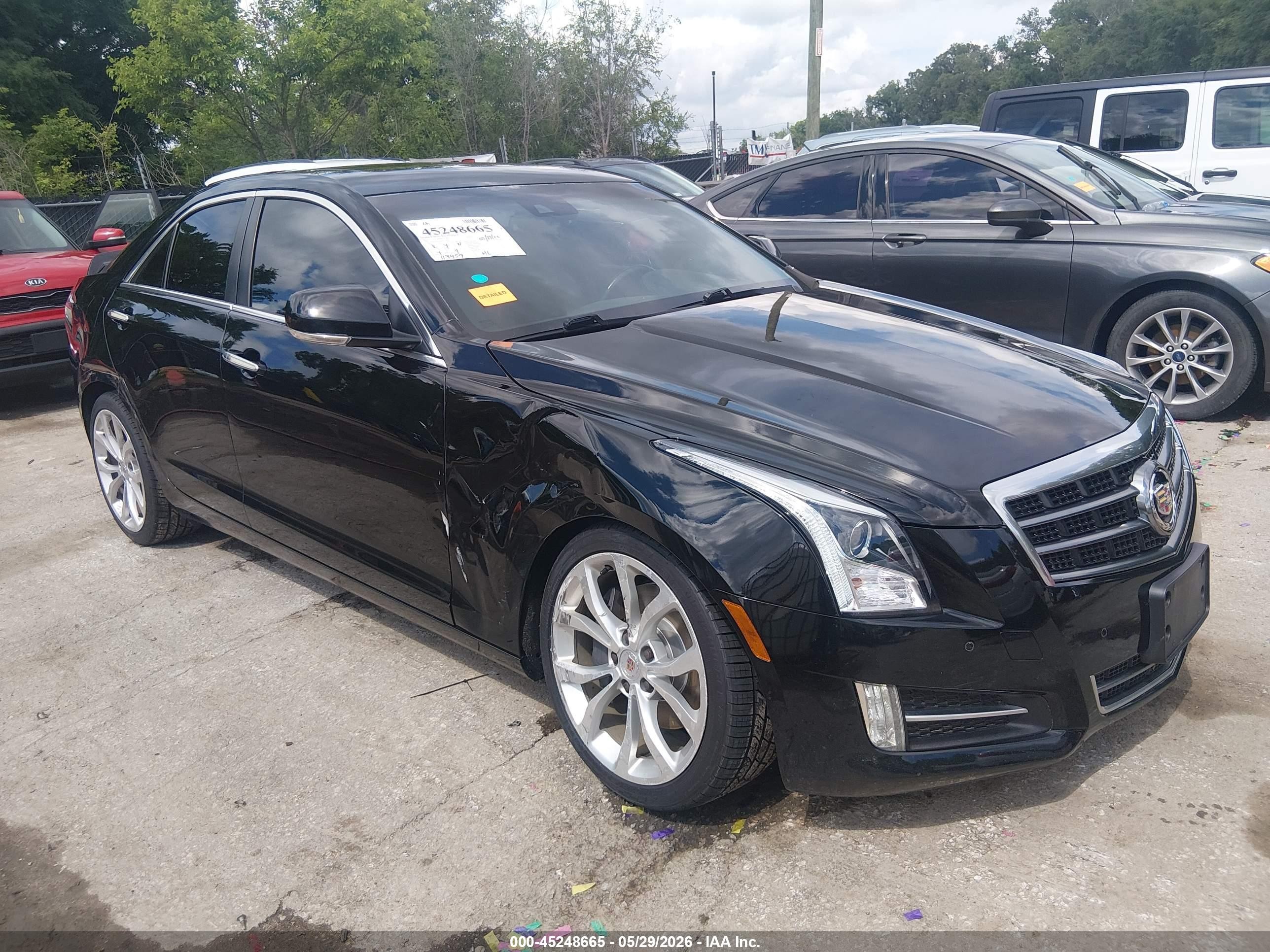 2013 Cadillac Ats Performance Черный vin: 1G6AJ5S36D0141167