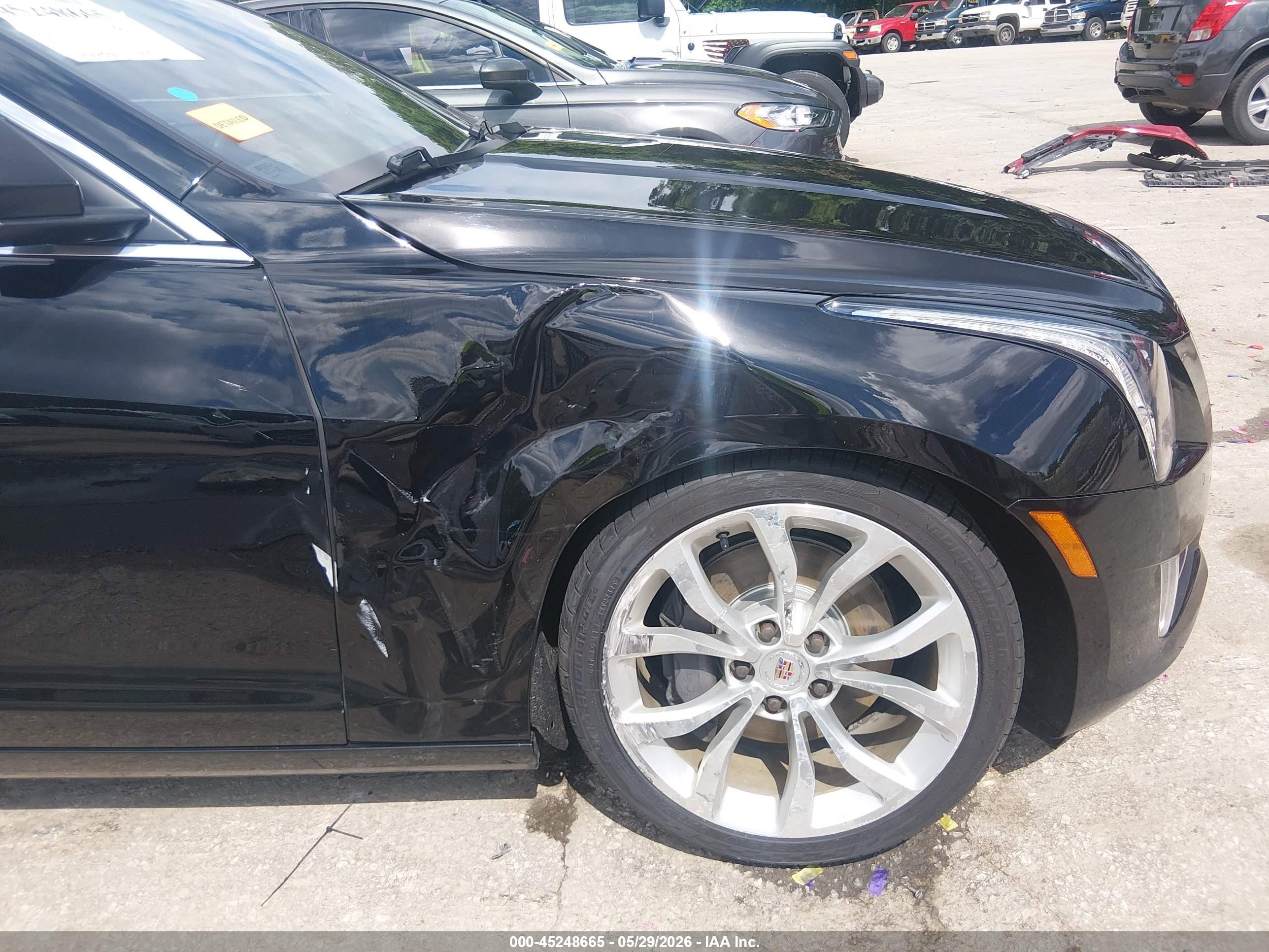2013 Cadillac Ats Performance Black vin: 1G6AJ5S36D0141167