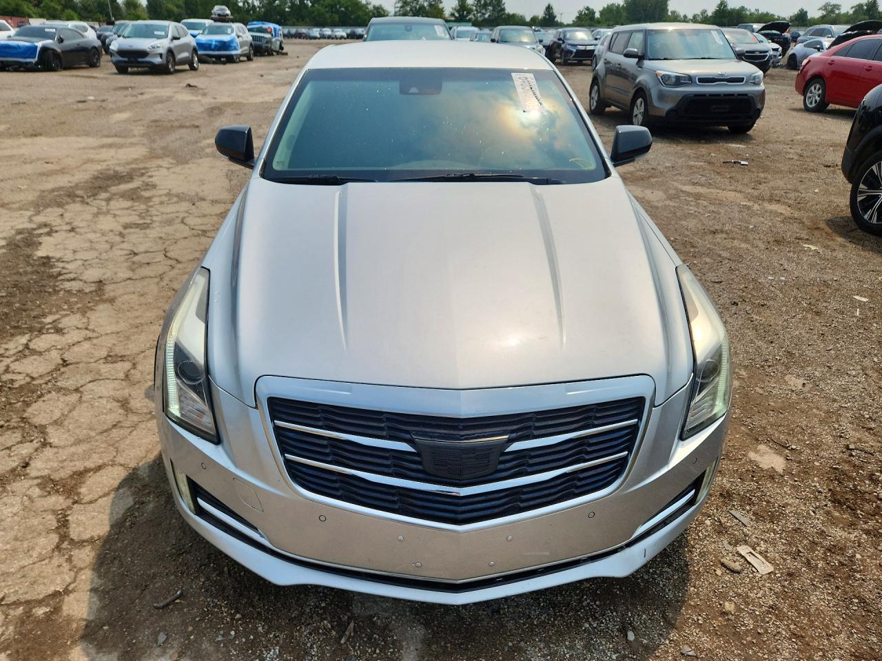 2015 Cadillac Ats Performance Silver vin: 1G6AJ5S38F0142341