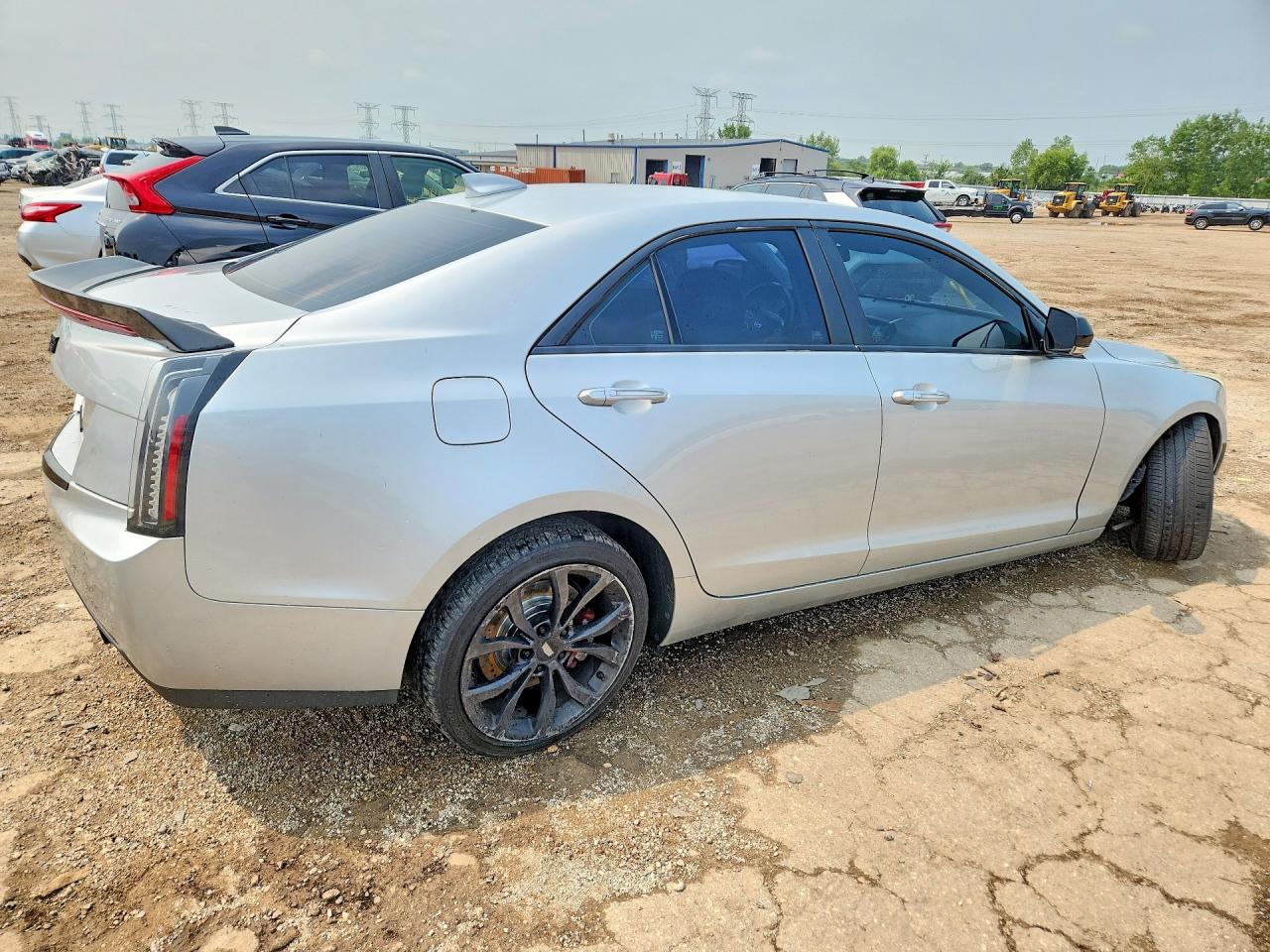2015 Cadillac Ats Performance Silver vin: 1G6AJ5S38F0142341