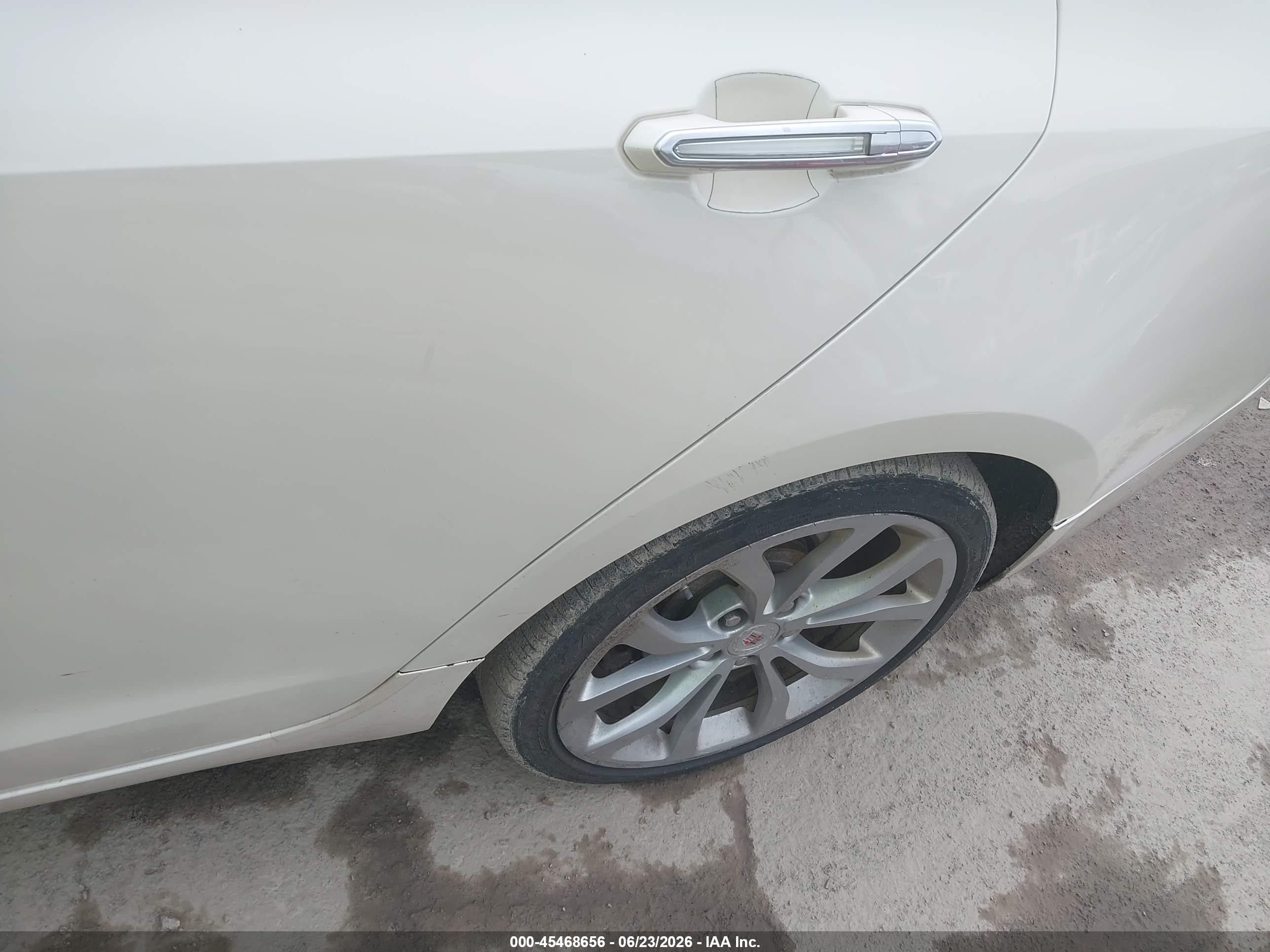 2013 Cadillac Ats Performance White vin: 1G6AJ5SX1D0176945