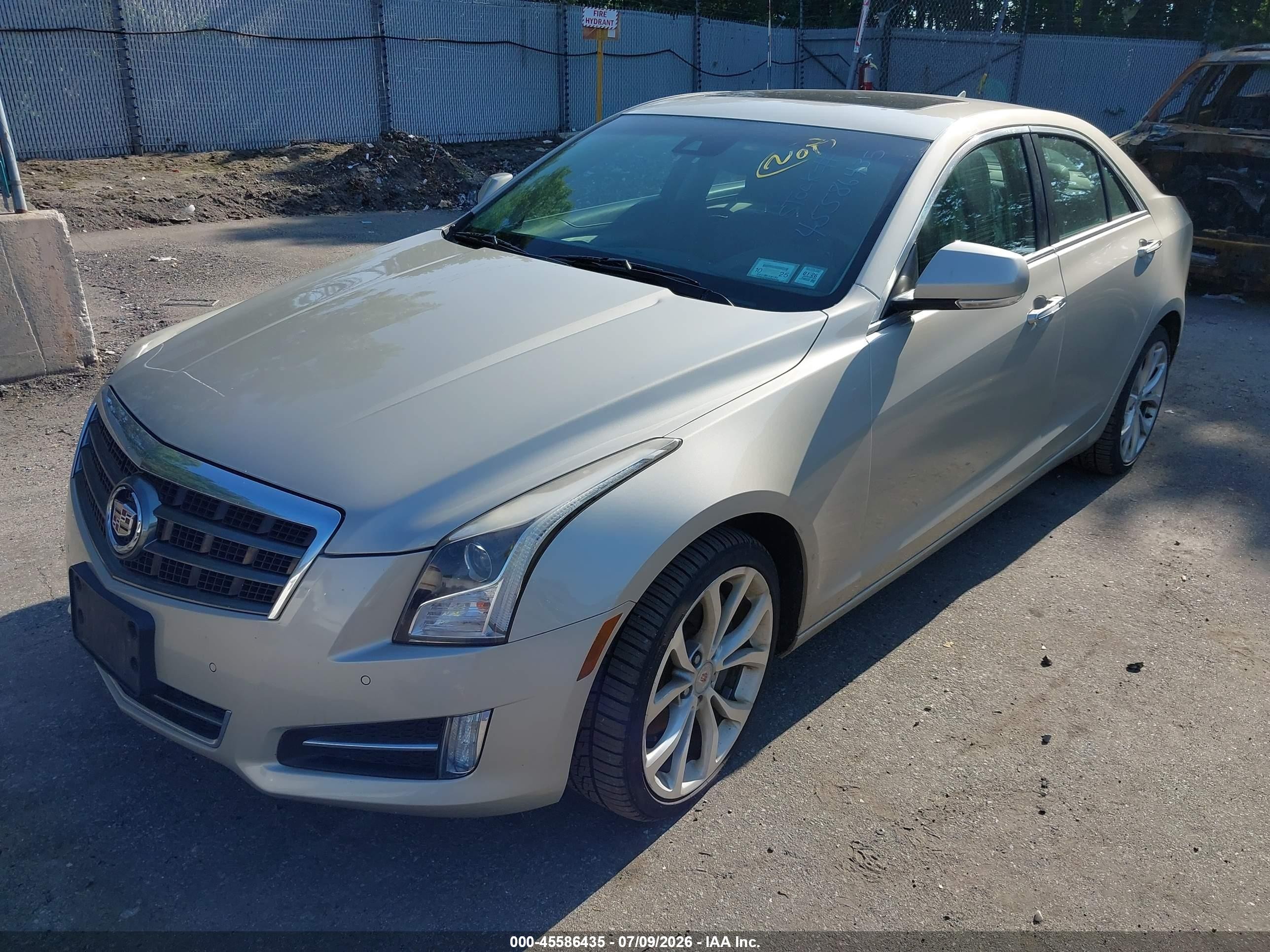 2013 Cadillac Ats Performance Beige vin: 1G6AJ5SX2D0169292