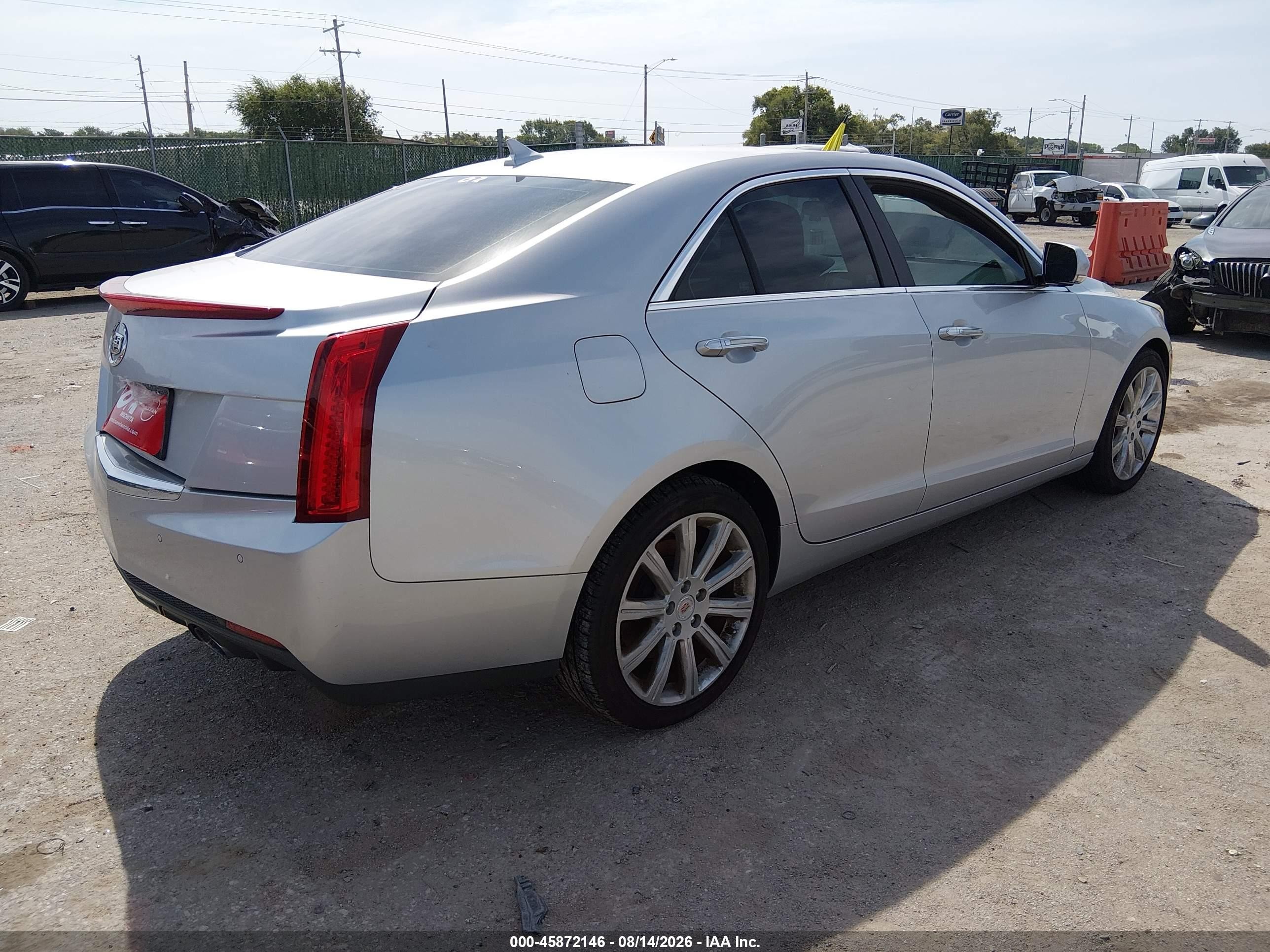 2014 Cadillac Ats Performance Silver vin: 1G6AJ5SX2E0111247
