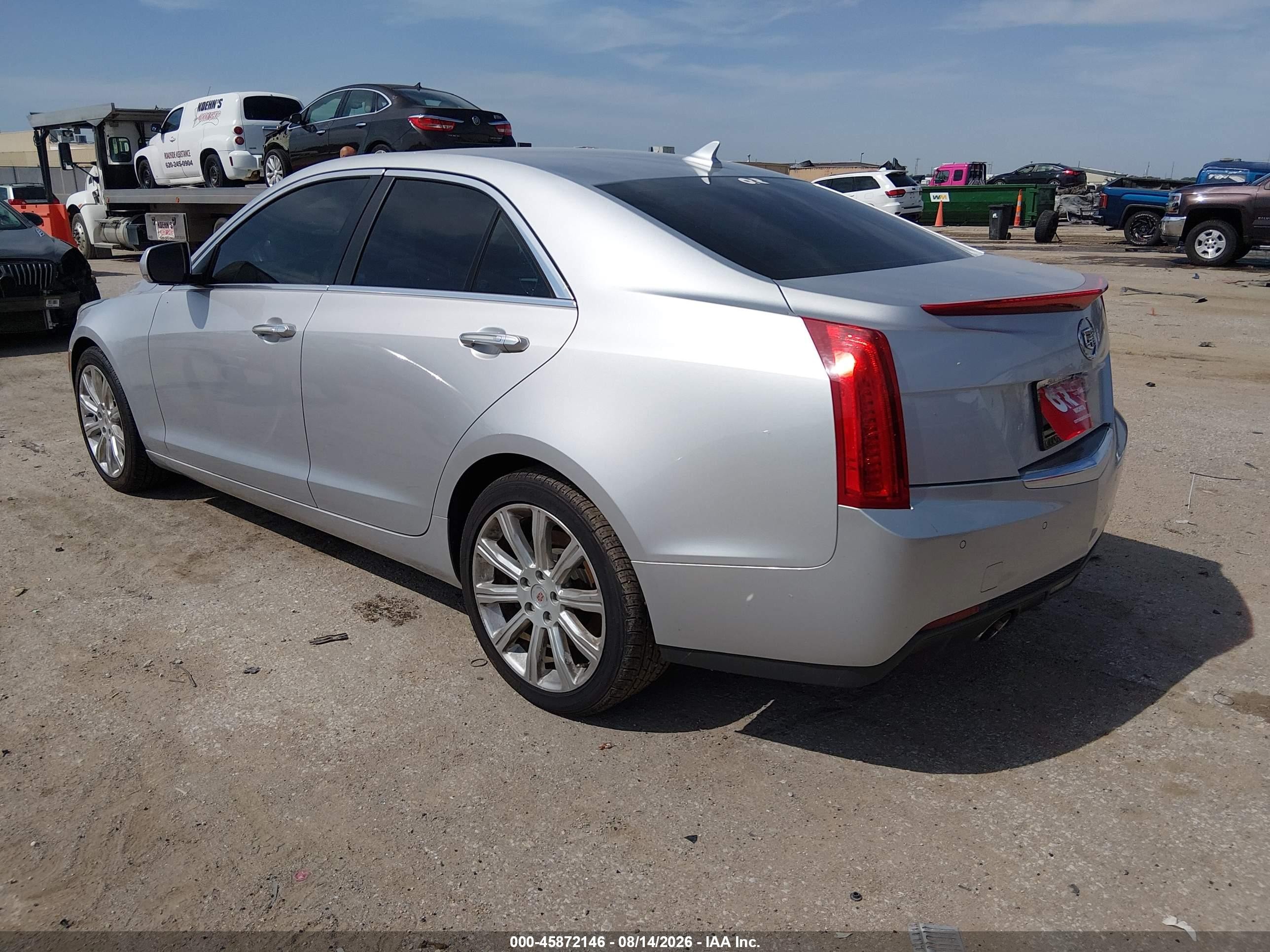 2014 Cadillac Ats Performance Silver vin: 1G6AJ5SX2E0111247