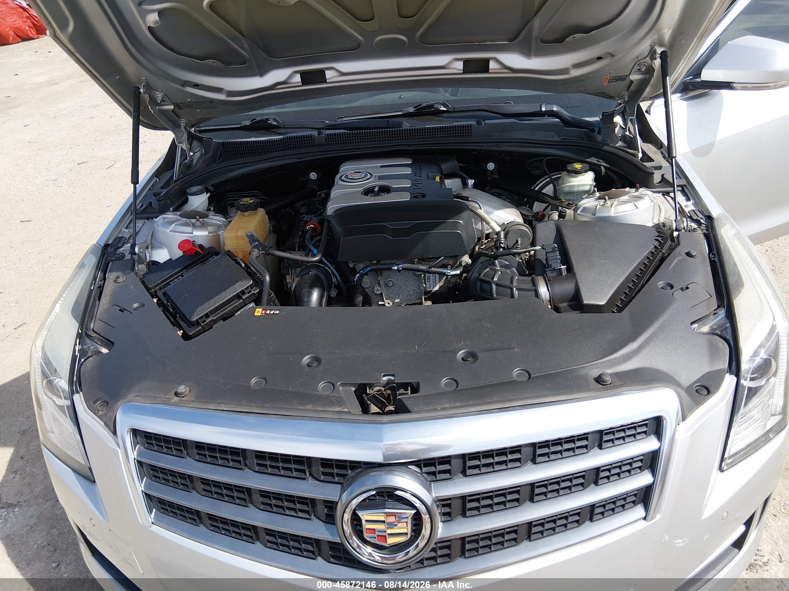 2014 Cadillac Ats Performance Silver vin: 1G6AJ5SX2E0111247