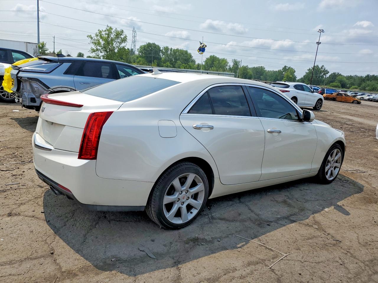 2014 Cadillac Ats Performance Белый vin: 1G6AJ5SX2E0152977