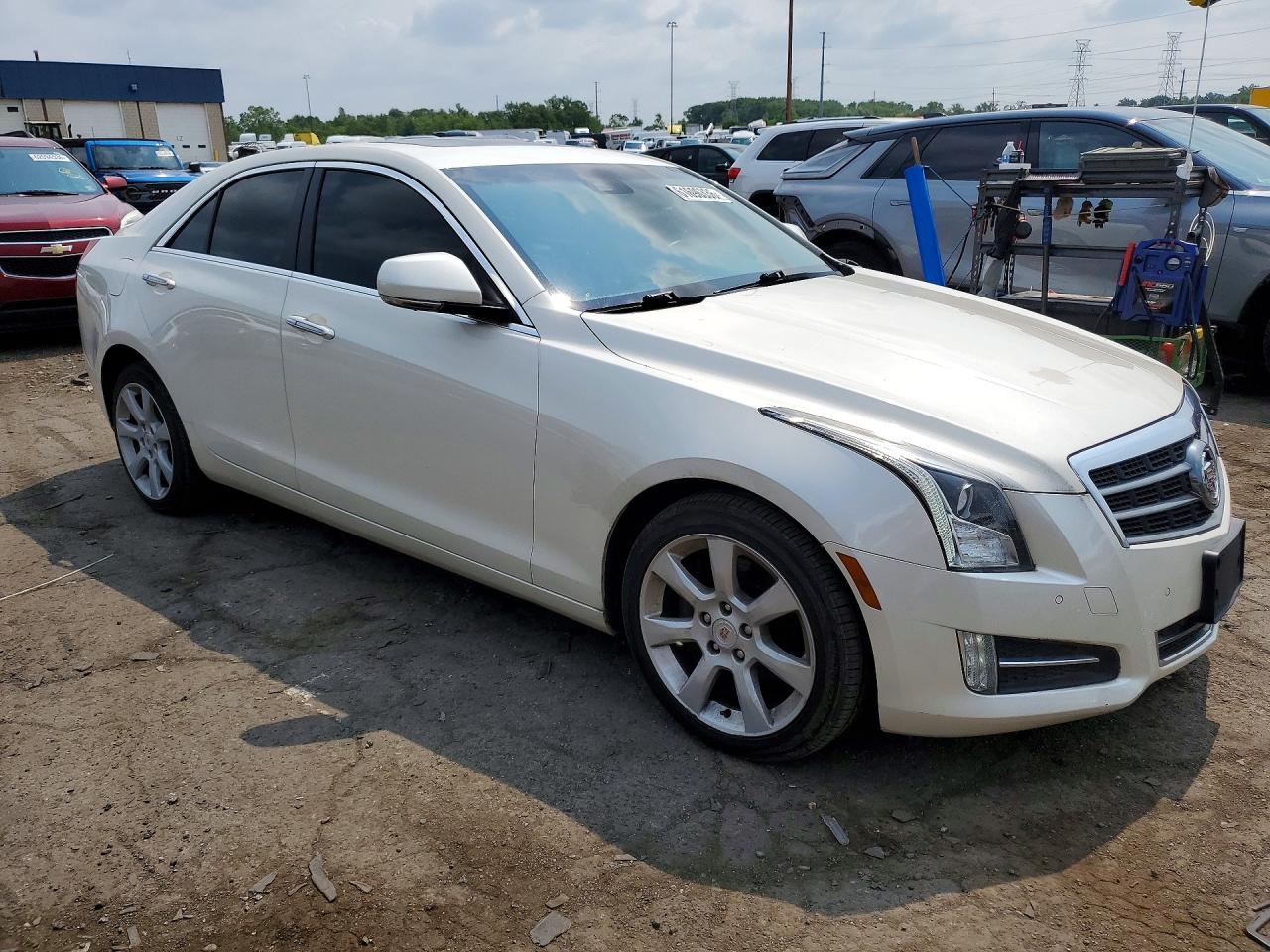 2014 Cadillac Ats Performance Белый vin: 1G6AJ5SX2E0152977
