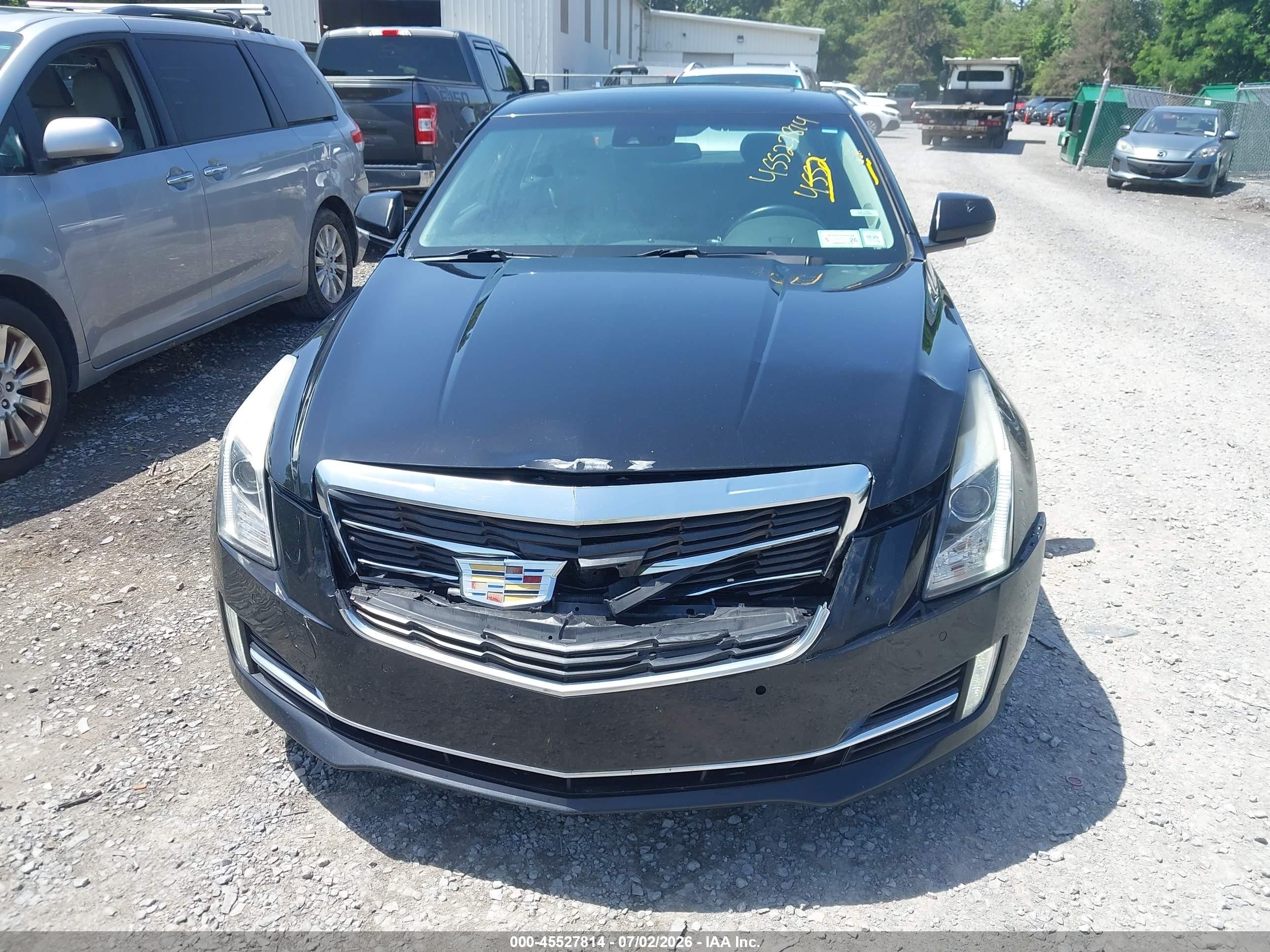 2015 Cadillac Ats Performance Black vin: 1G6AJ5SX5F0119148