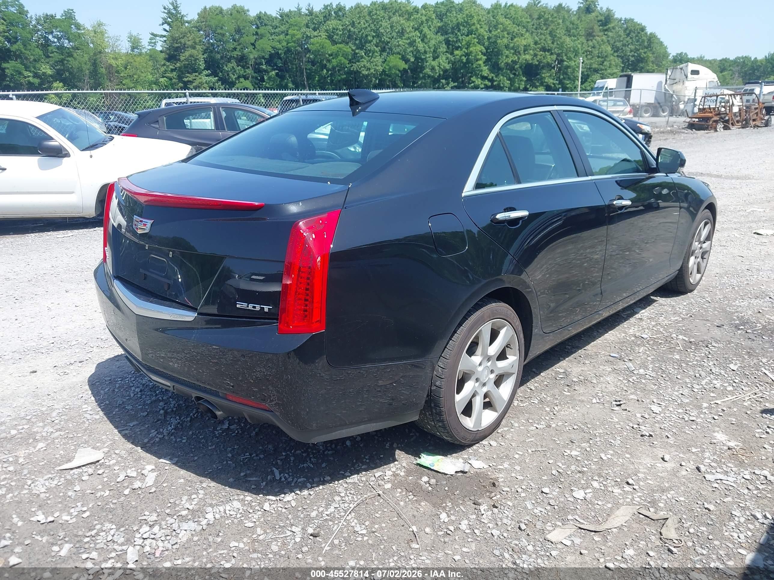 2015 Cadillac Ats Performance Black vin: 1G6AJ5SX5F0119148