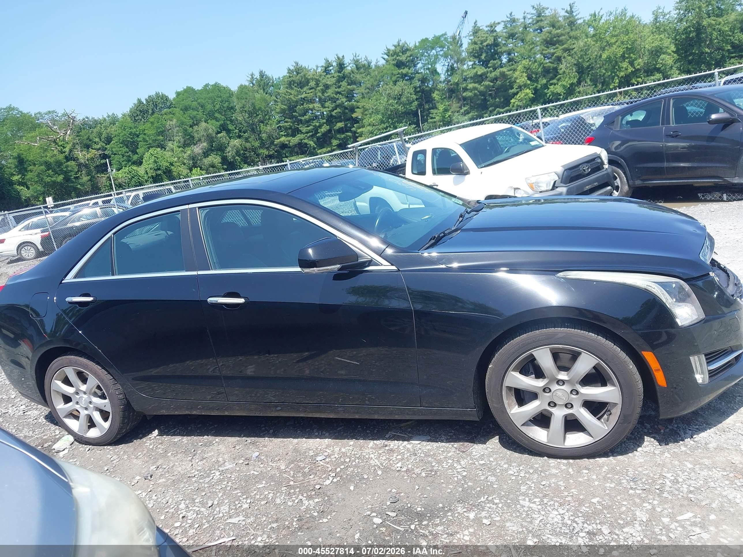 2015 Cadillac Ats Performance Black vin: 1G6AJ5SX5F0119148