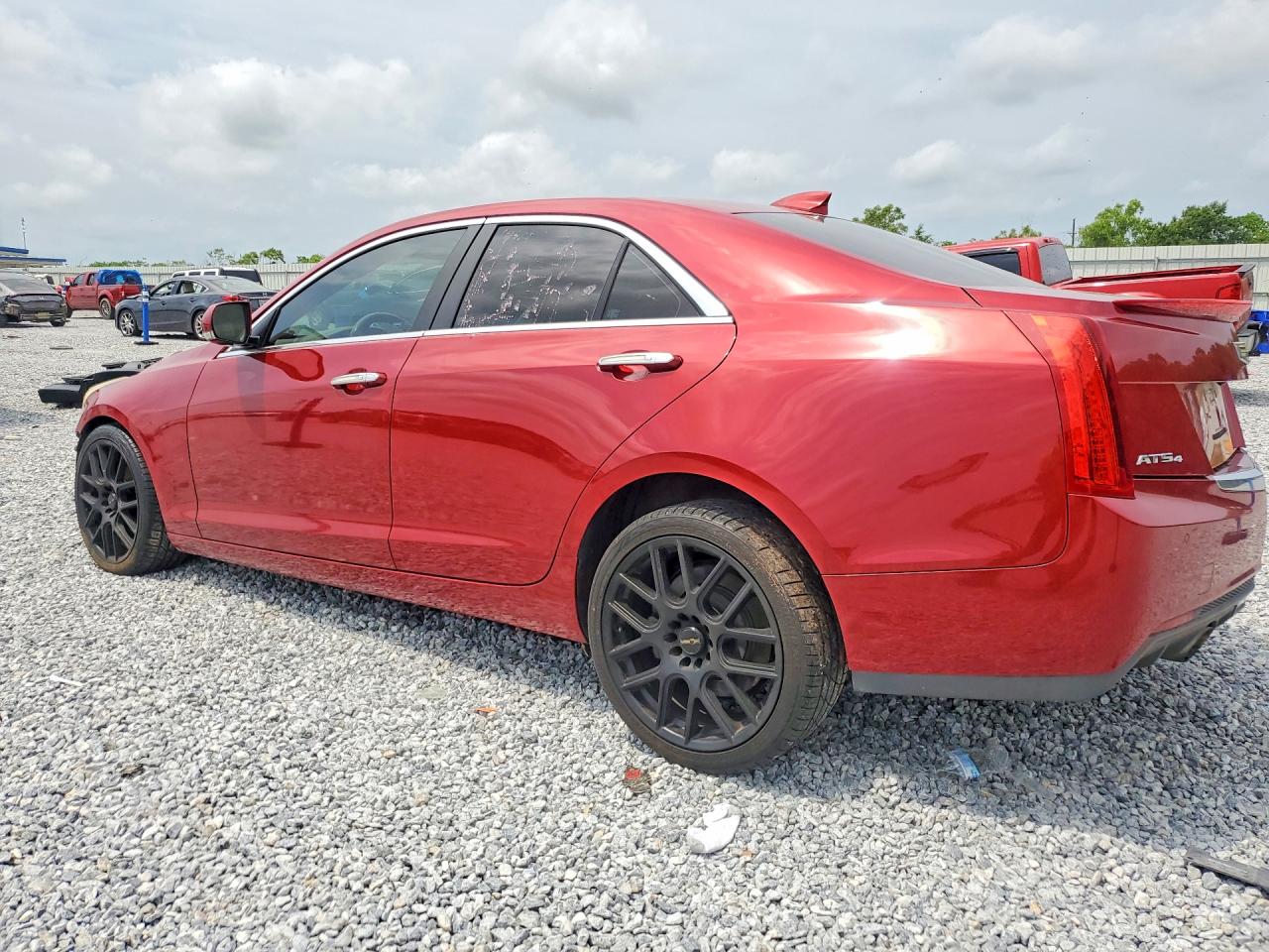 2015 Cadillac Ats Performance Red vin: 1G6AJ5SX9F0107035