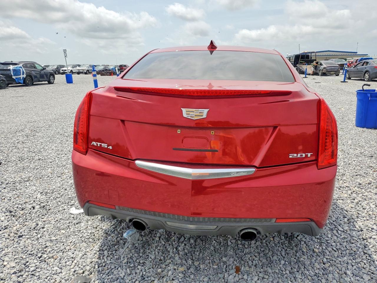 2015 Cadillac Ats Performance Red vin: 1G6AJ5SX9F0107035
