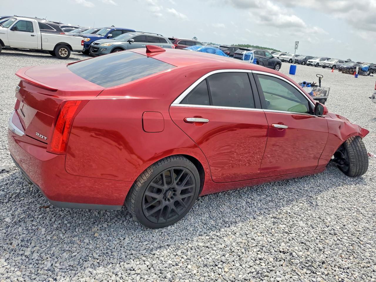 2015 Cadillac Ats Performance Red vin: 1G6AJ5SX9F0107035